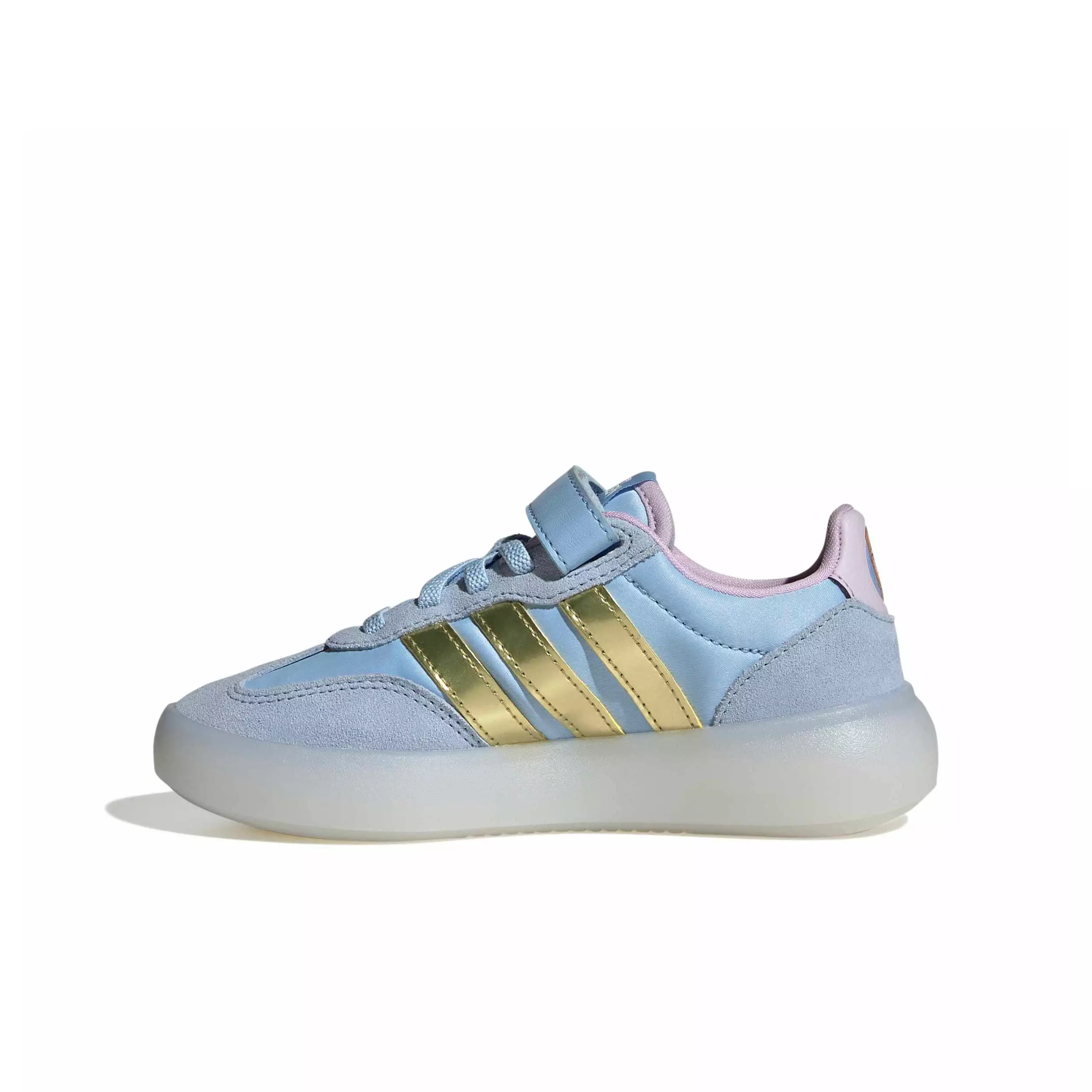 adidas Disney Frozen Barreda Decode "Glow Blue/Gold Metallic/Ice Lavender" Preschool Girls' Shoe - BLUE/GOLD/LAVENDER
