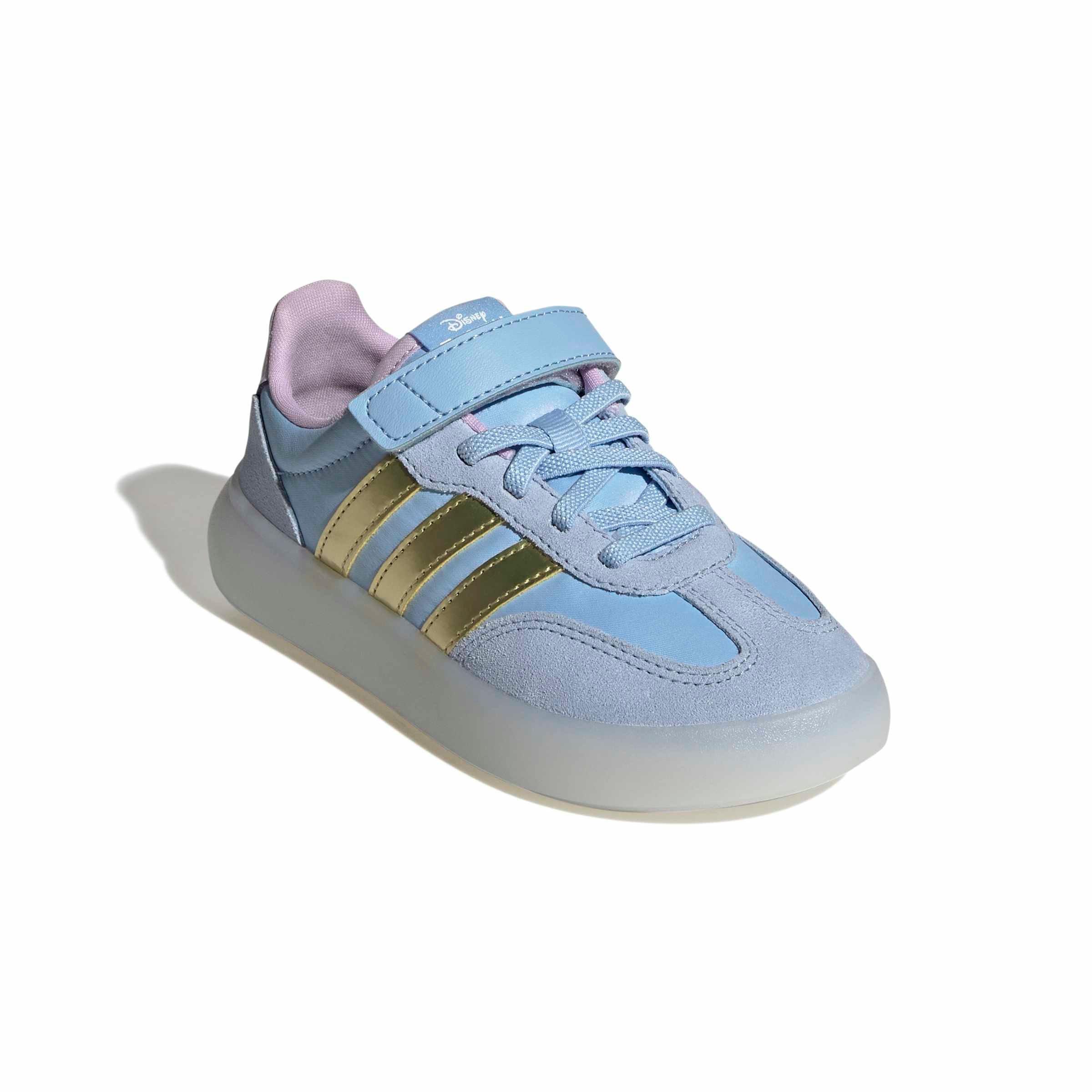 adidas Disney Frozen Barreda Decode Preschool Girls' "Glow Blue/Gold Metallic/Ice Lavender" Shoe