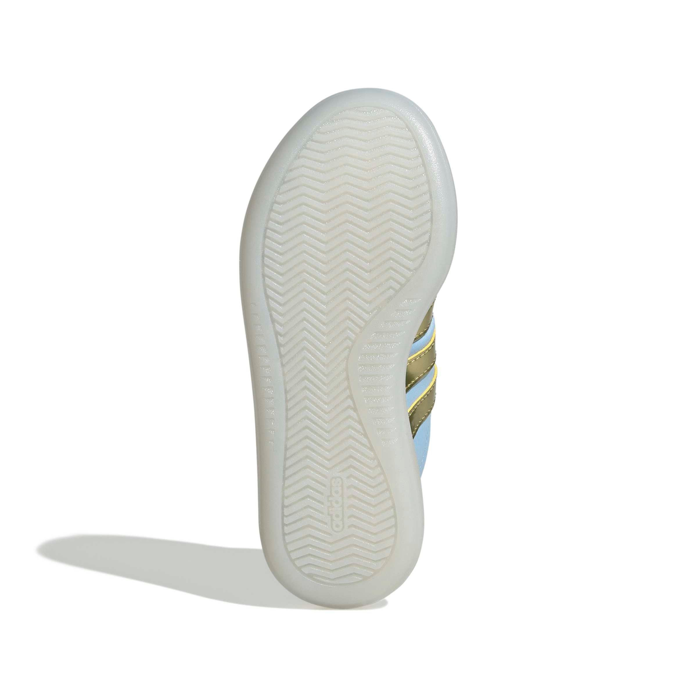 adidas Disney Frozen Barreda Decode Preschool Girls' "Glow Blue/Gold Metallic/Ice Lavender" Shoe