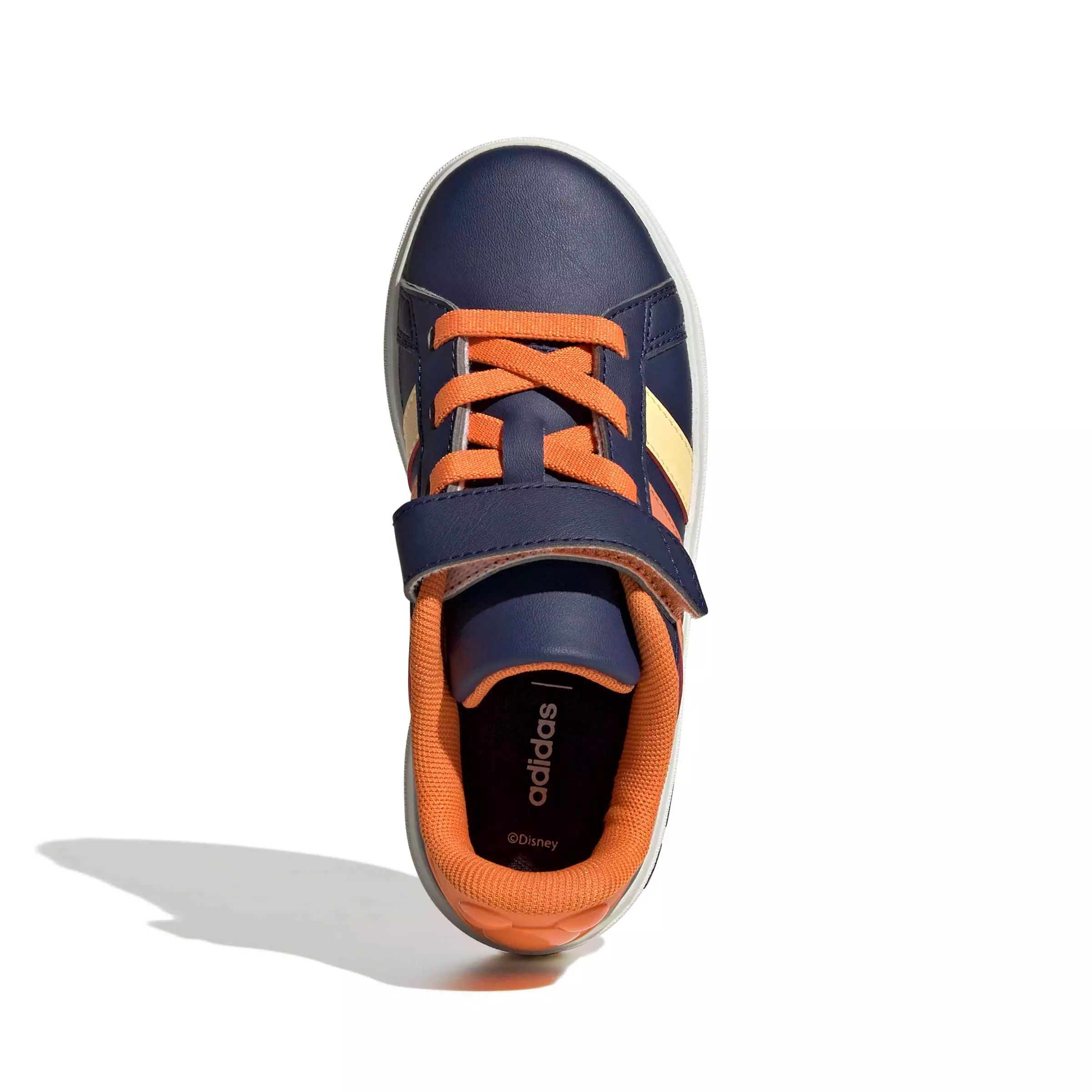 adidas Disney Mickey Mouse Grand Court "Dark Blue/Ice Tangerine/Pure Orange" Grade School Boys' Shoe - DK BLUE/TANGERINE/ORANGE