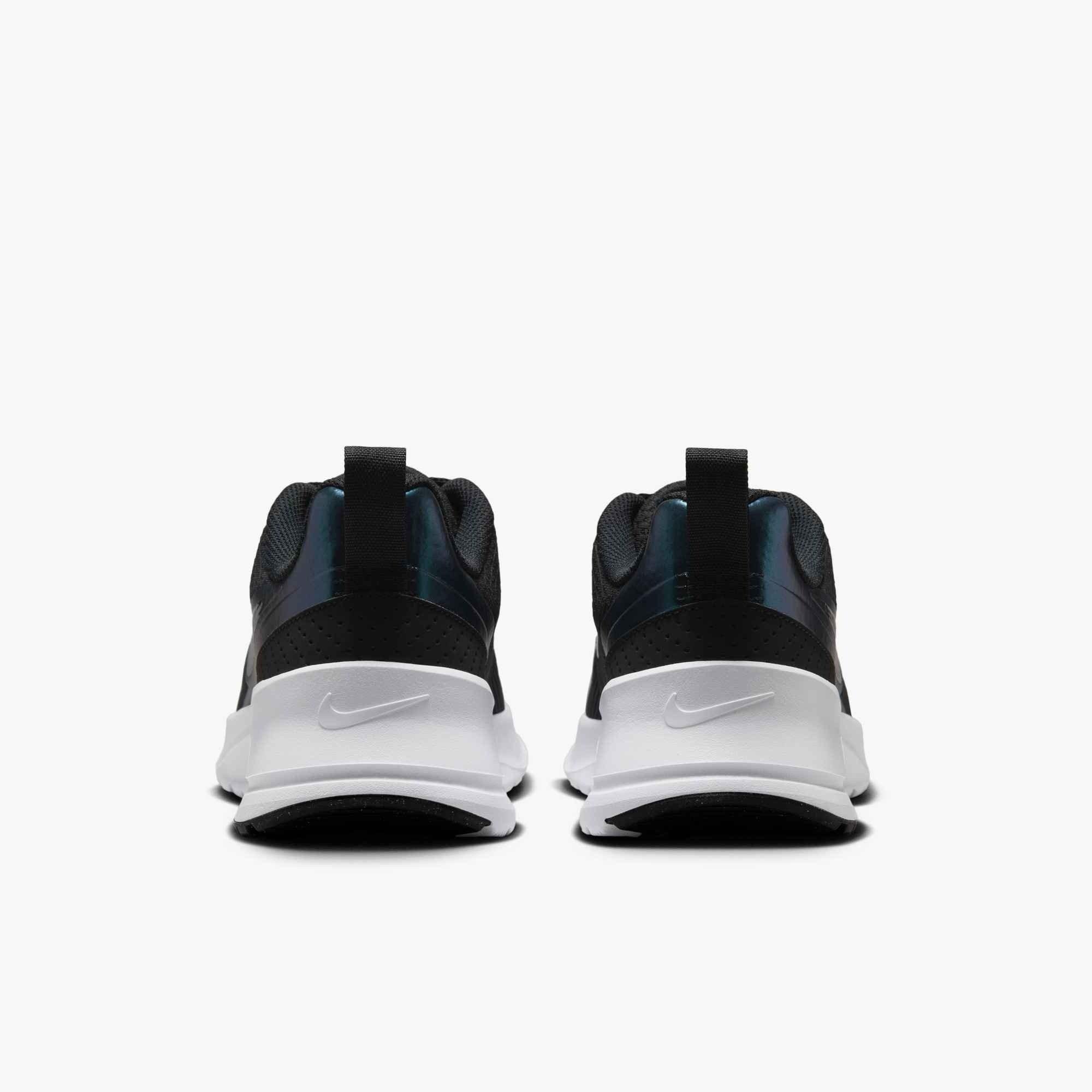Nike Air Max Nuaxis "Black/White/Metallic Silver/Metallic Dark Grey" Women's Shoe - BLACK/WHITE/SILVER/DK GREY Thumbnail View 5