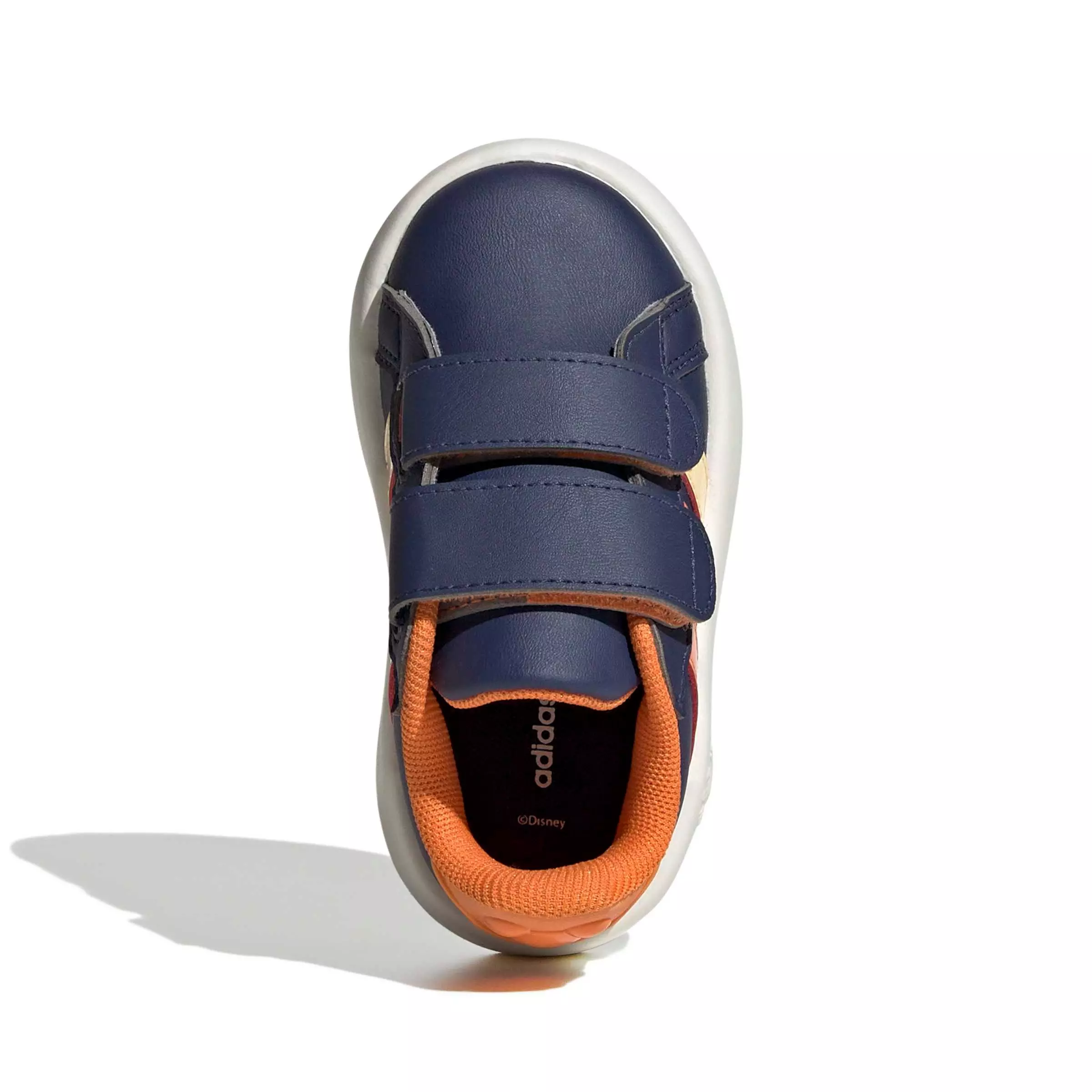 adidas x Disney Mickey Mouse Grand Court "Dark Blue/Ice Tangerine/Pure Orange" Infant Boys' Shoe - DK BLUE/TANGERINE/ORANGE