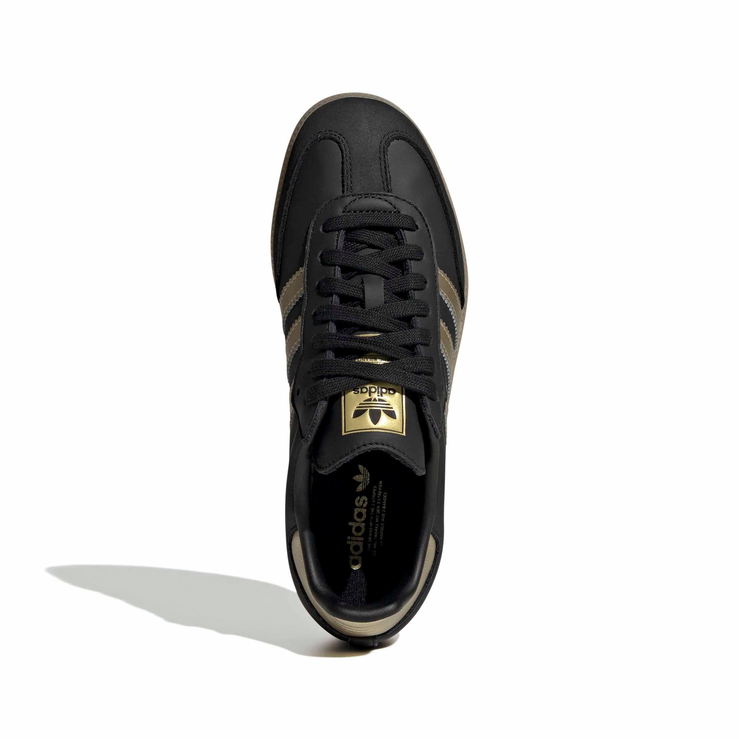 adidas Originals Samba OG "Core Black/Thermal Chrome/Gum 4" Women's Shoe - BLACK/CHROME/GUM