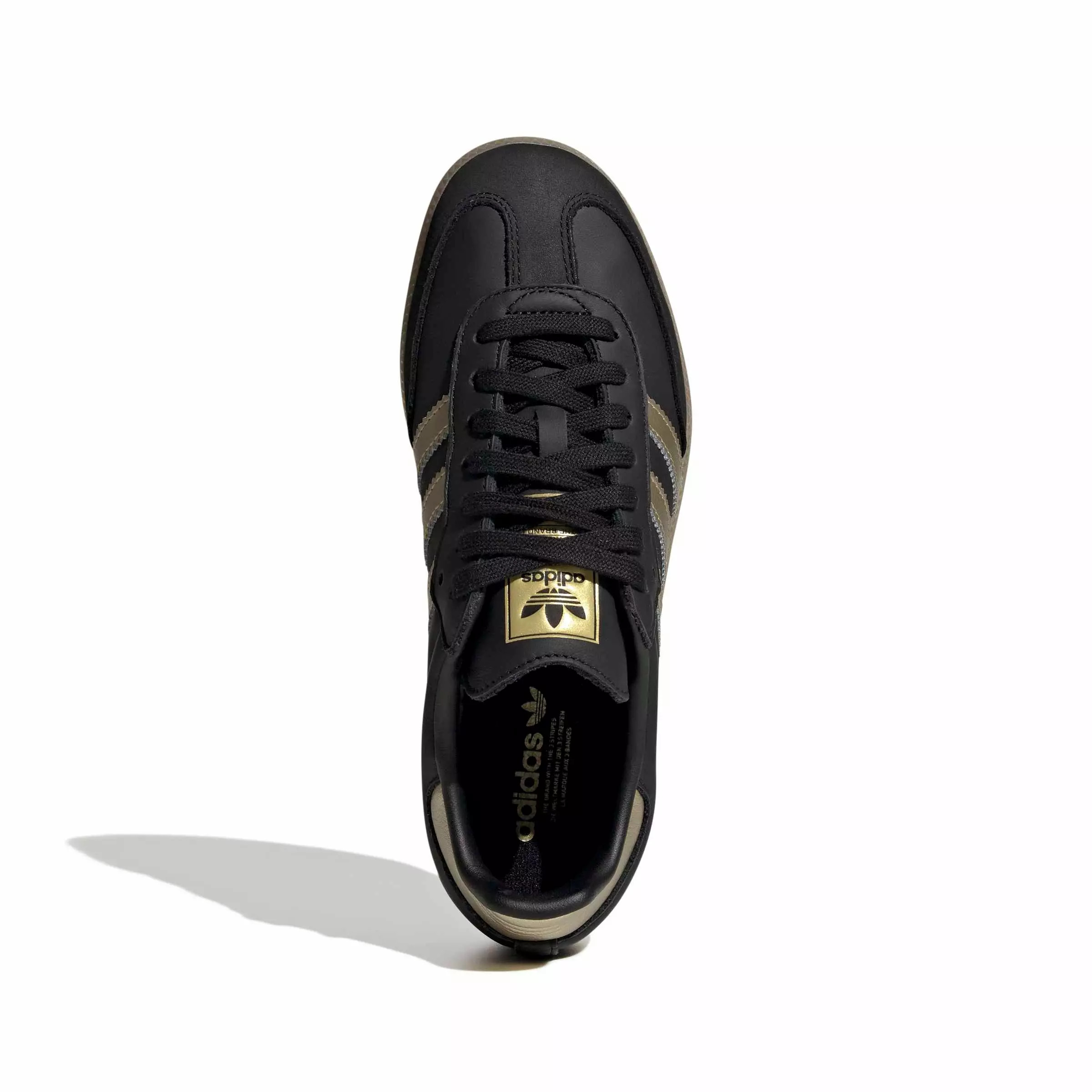 adidas Originals Samba OG "Core Black/Thermal Chrome/Gum 4" Women's Shoe - BLACK/CHROME/GUM