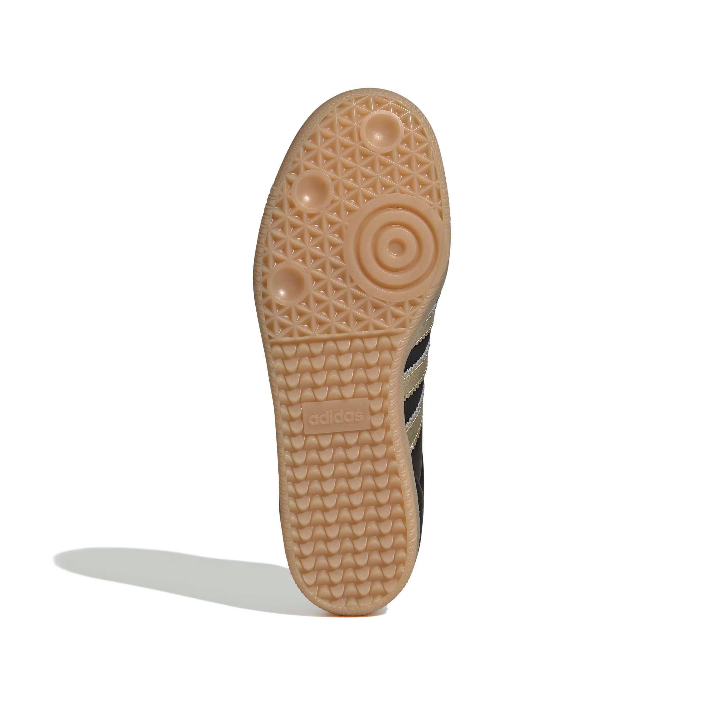 adidas Originals Samba OG "Core Black/Thermal Chrome/Gum 4" Women's Shoe - BLACK/CHROME/GUM