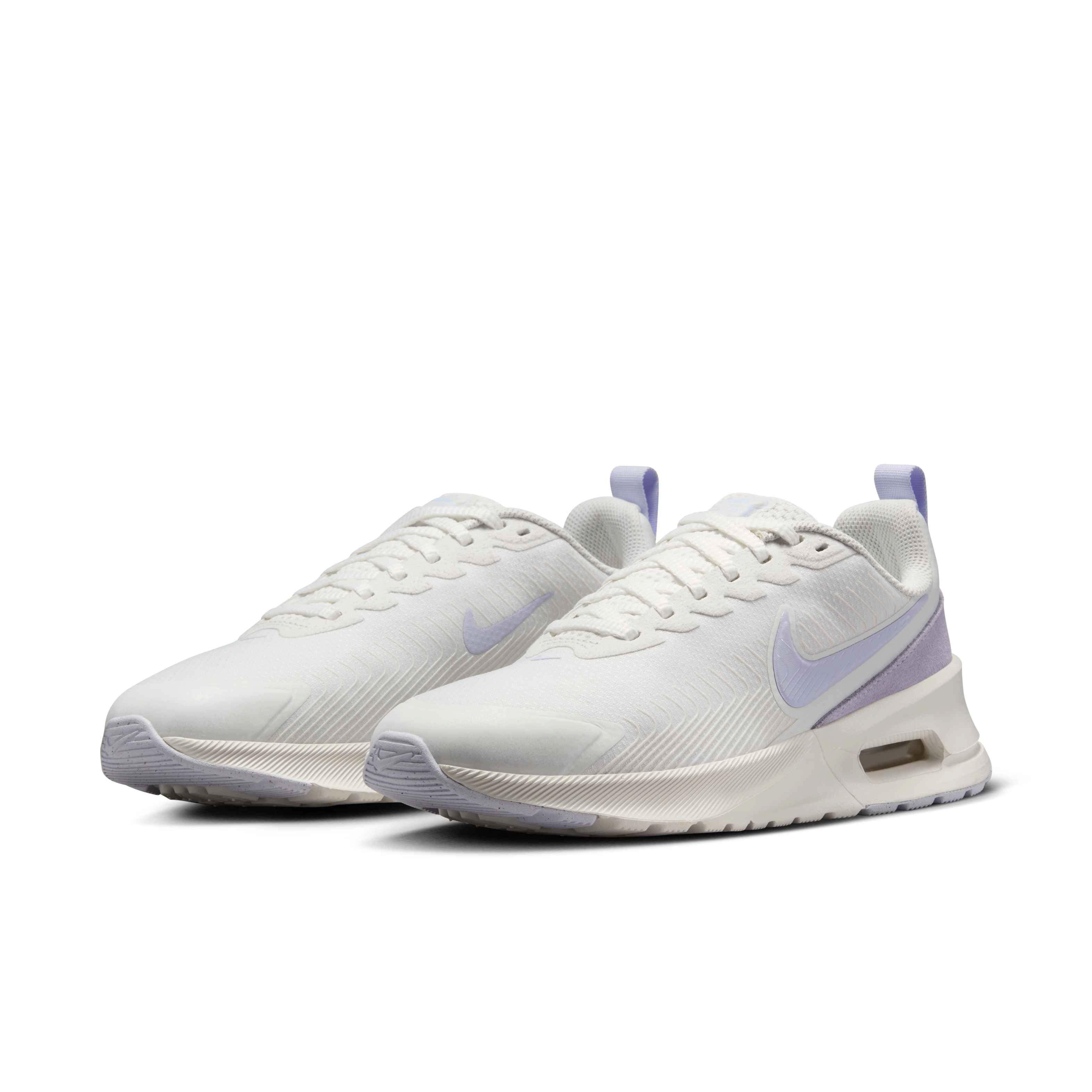 Nike Air Max Nuaxis "Summit White/Sail/White/Amethyst Tint" Women's Shoe - WHITE/SAIL/WHITE/AMETHYST Thumbnail View 3