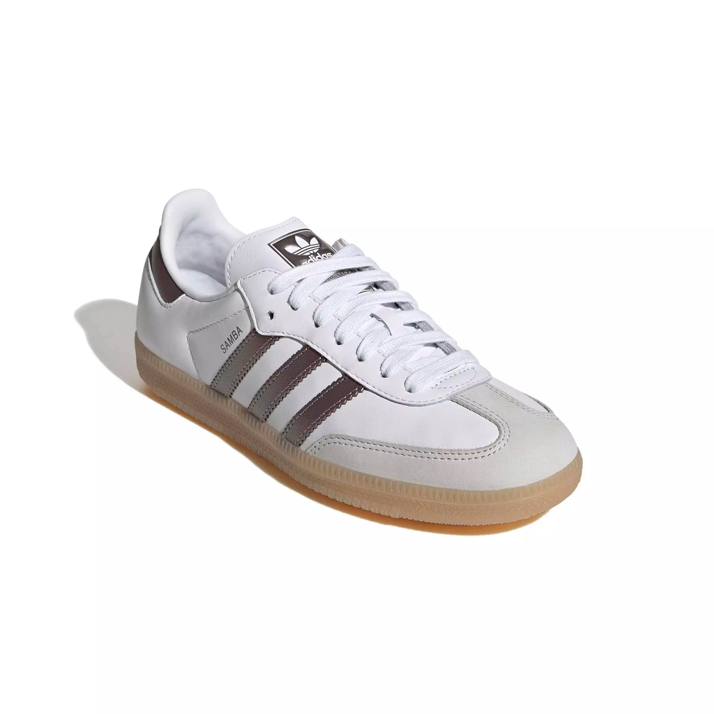 adidas Originals Samba OG "Ftwr White/Coffee Metallic/Gum 4" Women's Shoe - WHITE/COFFEE/GUM