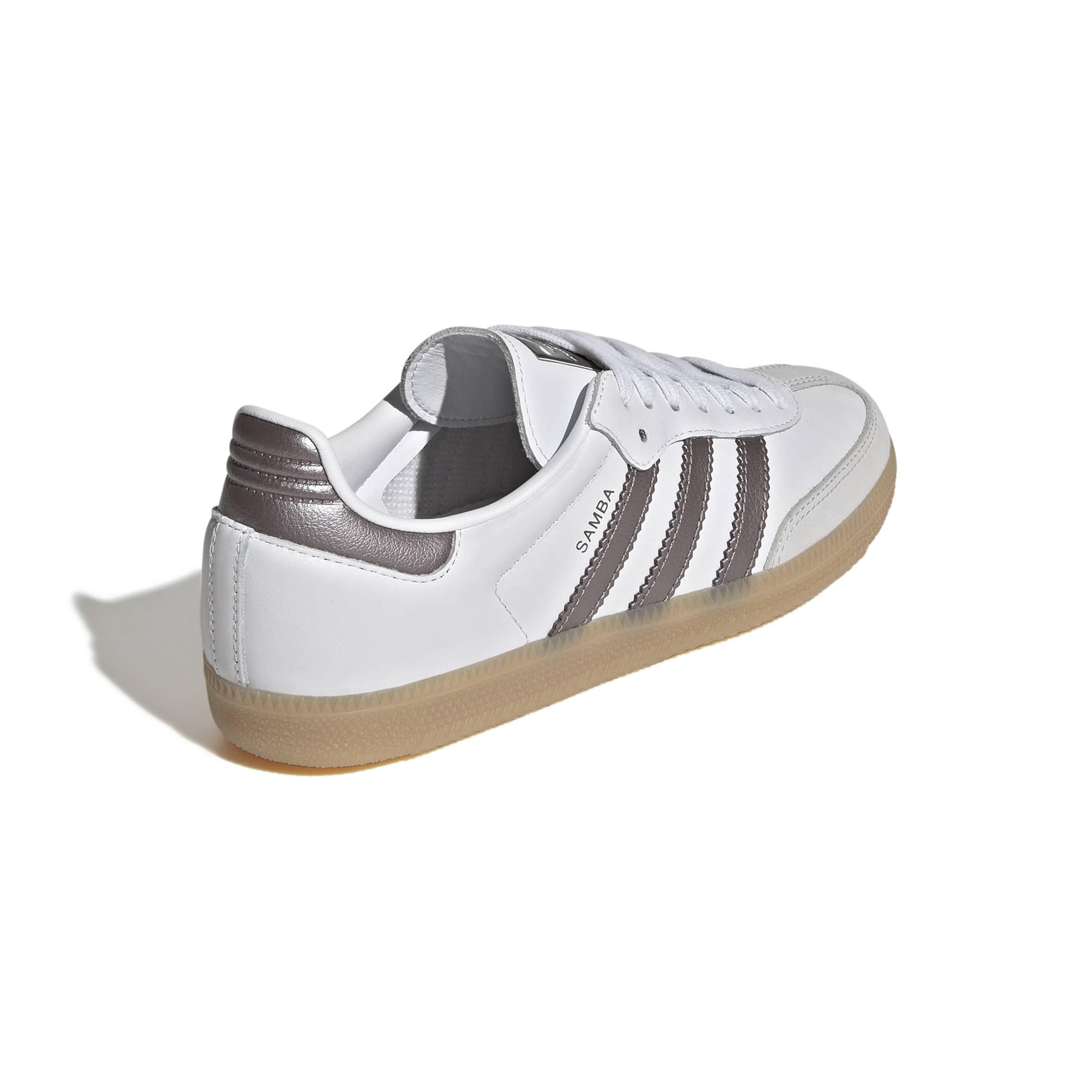 adidas Originals Samba OG "Ftwr White/Coffee Metallic/Gum 4" Women's Shoe - WHITE/COFFEE/GUM