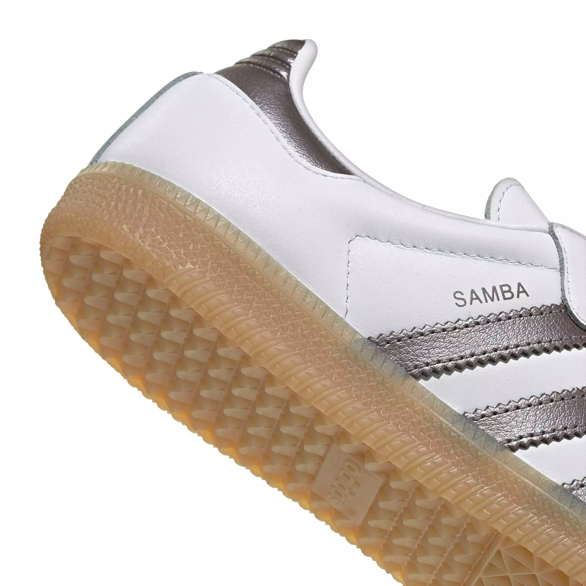 adidas Originals Samba OG "Ftwr White/Coffee Metallic/Gum 4" Women's Shoe - WHITE/COFFEE/GUM