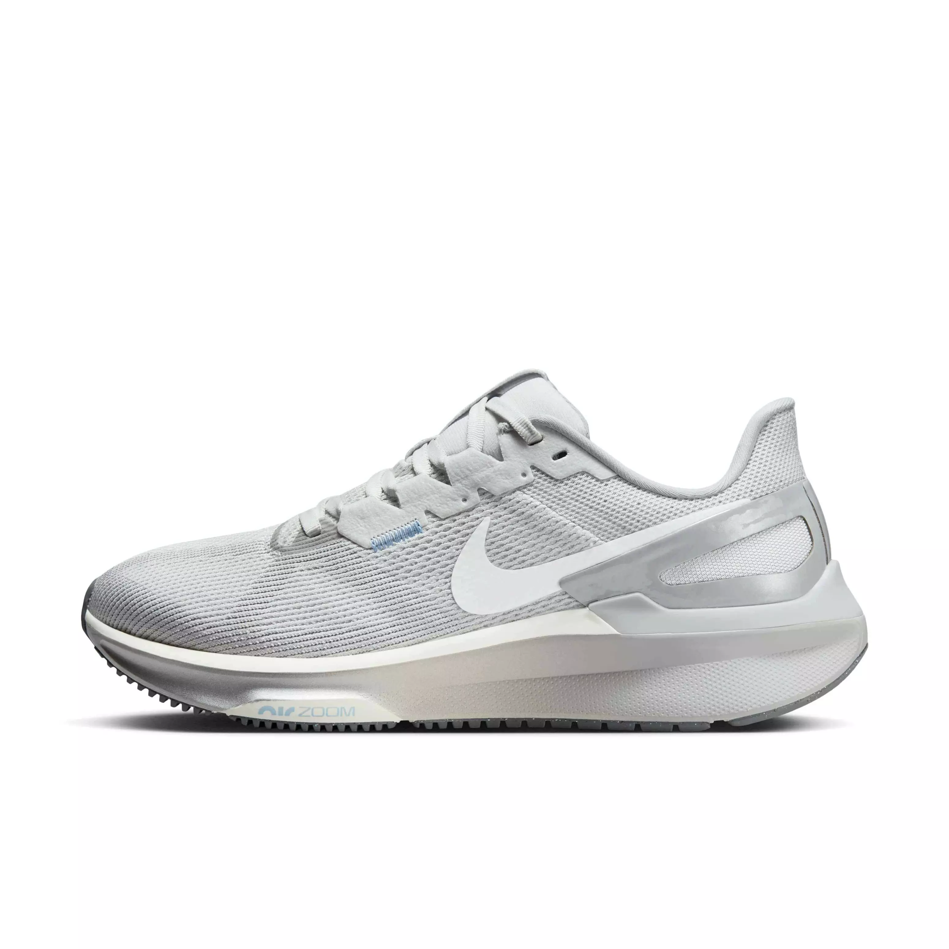 Nike Structure 25 "Photon Dust/Light Smoke Grey/Psychic Blue/Summit White" Women's Running Shoe - DUST/LT GREY/BLUE/WHITE