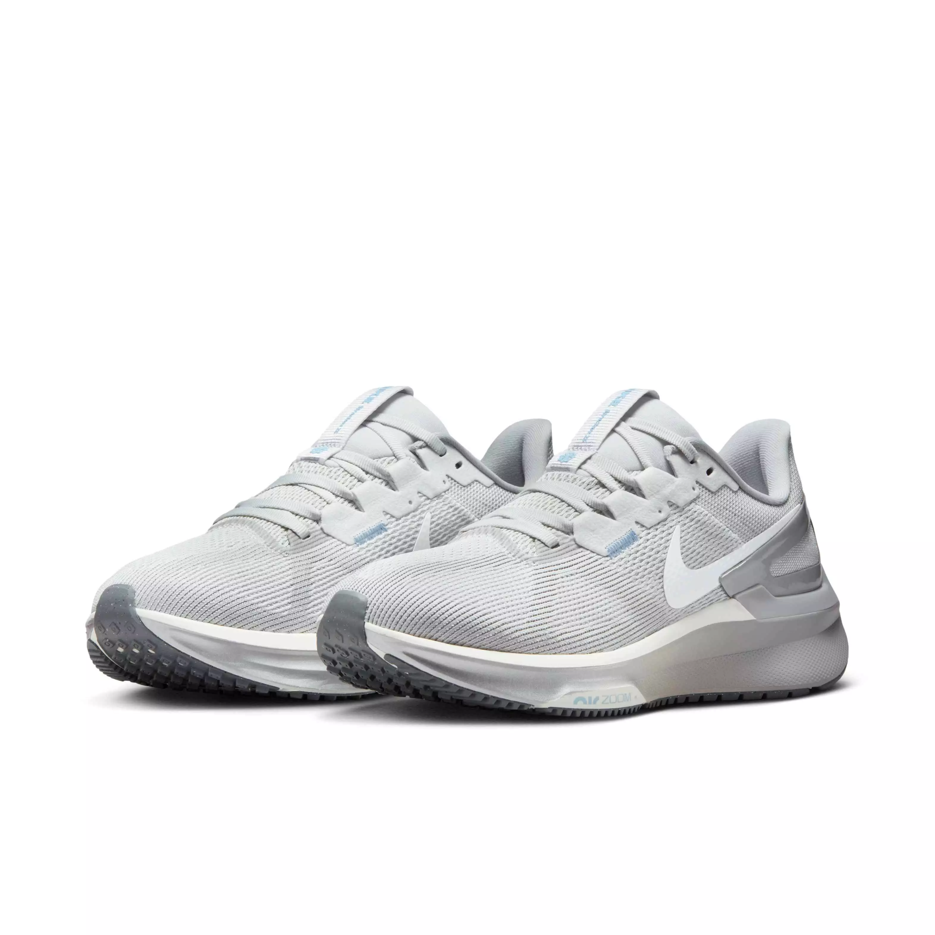 Nike Structure 25 "Photon Dust/Light Smoke Grey/Psychic Blue/Summit White" Women's Running Shoe - DUST/LT GREY/BLUE/WHITE