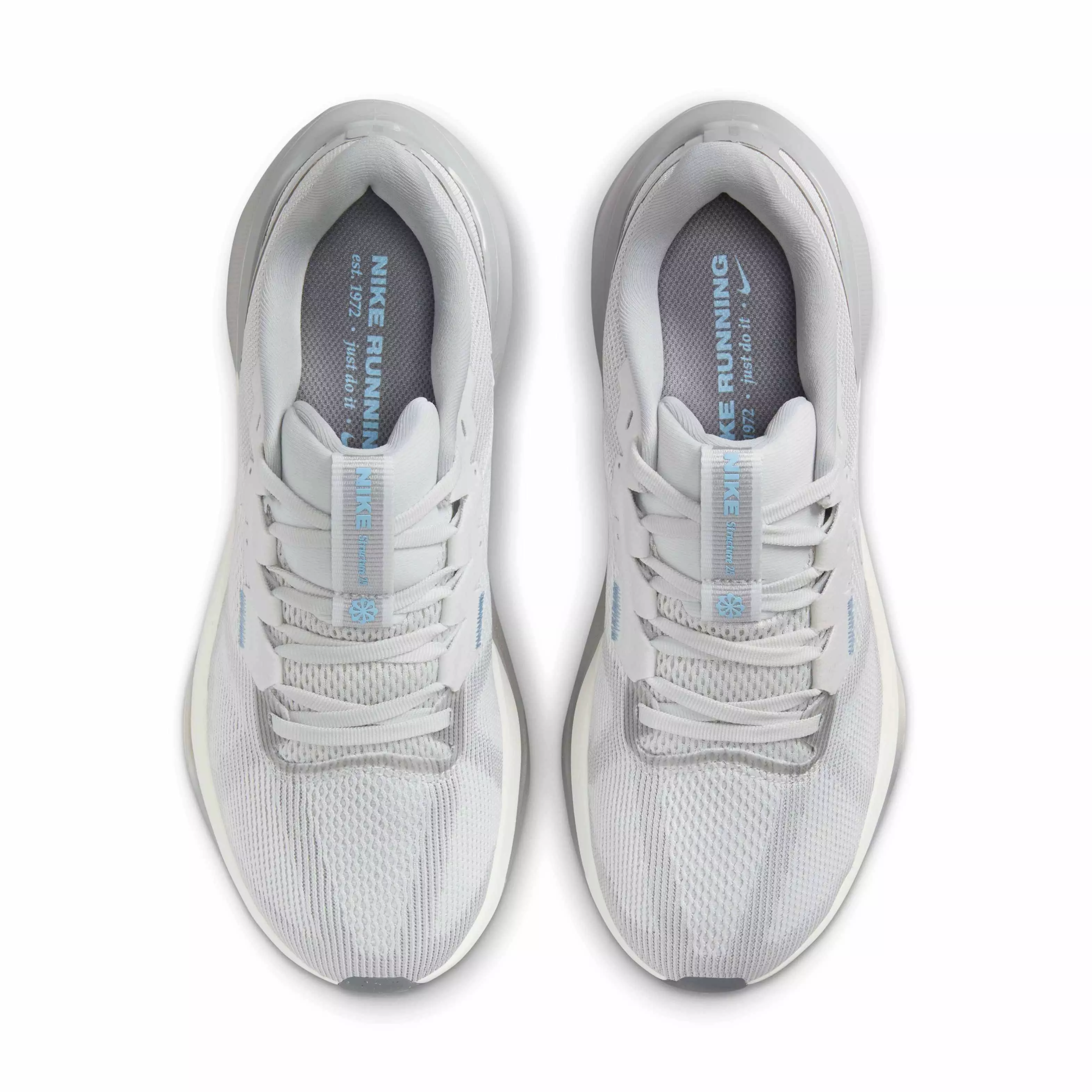 Nike Structure 25 "Photon Dust/Light Smoke Grey/Psychic Blue/Summit White" Women's Running Shoe - DUST/LT GREY/BLUE/WHITE