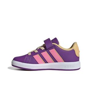 adidas Disney Minnie Mouse Grand Court "Purple/St Tropic Bloom/White" Grade School Girls' Shoe