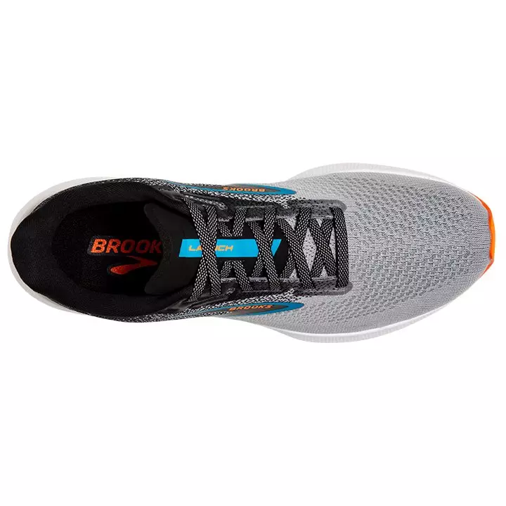 Brooks Launch 10 "Black/Grey/Orange Clown Fish" Men's Running Shoe - BLACK/GREY/ORANGE