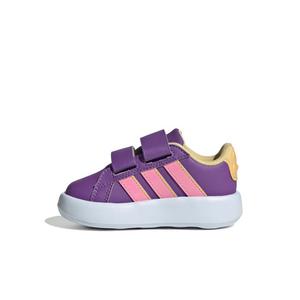 adidas Disney Minnie Mouse Grand Court "Active Purple/Semi Ice Tangerine/White" Infant Girls' Shoe