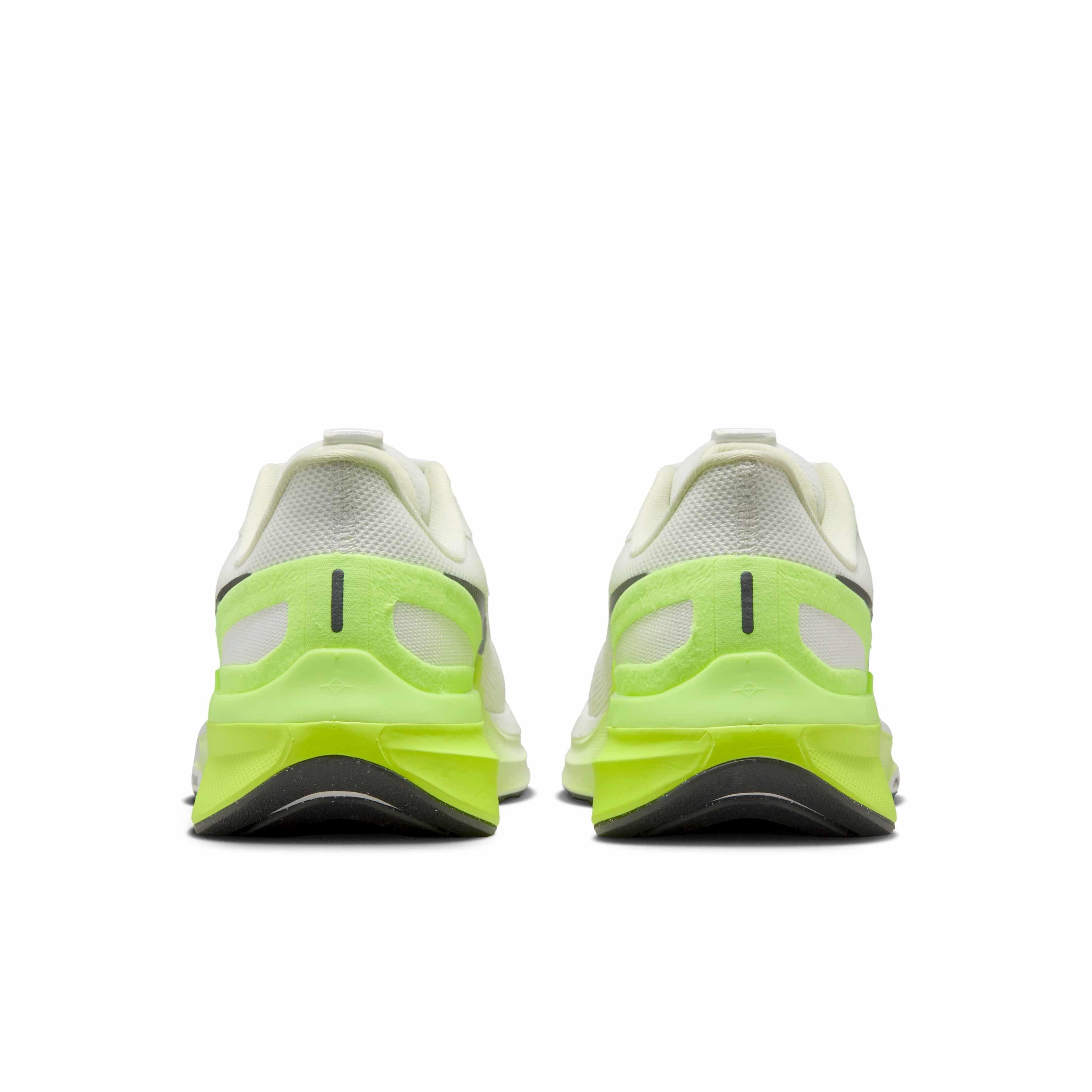 Nike Structure 25 "Summit White/Volt/Coconut Milk/Black" Women's Running Shoe - WHITE/VOLT/MILK/BLACK Thumbnail View 5