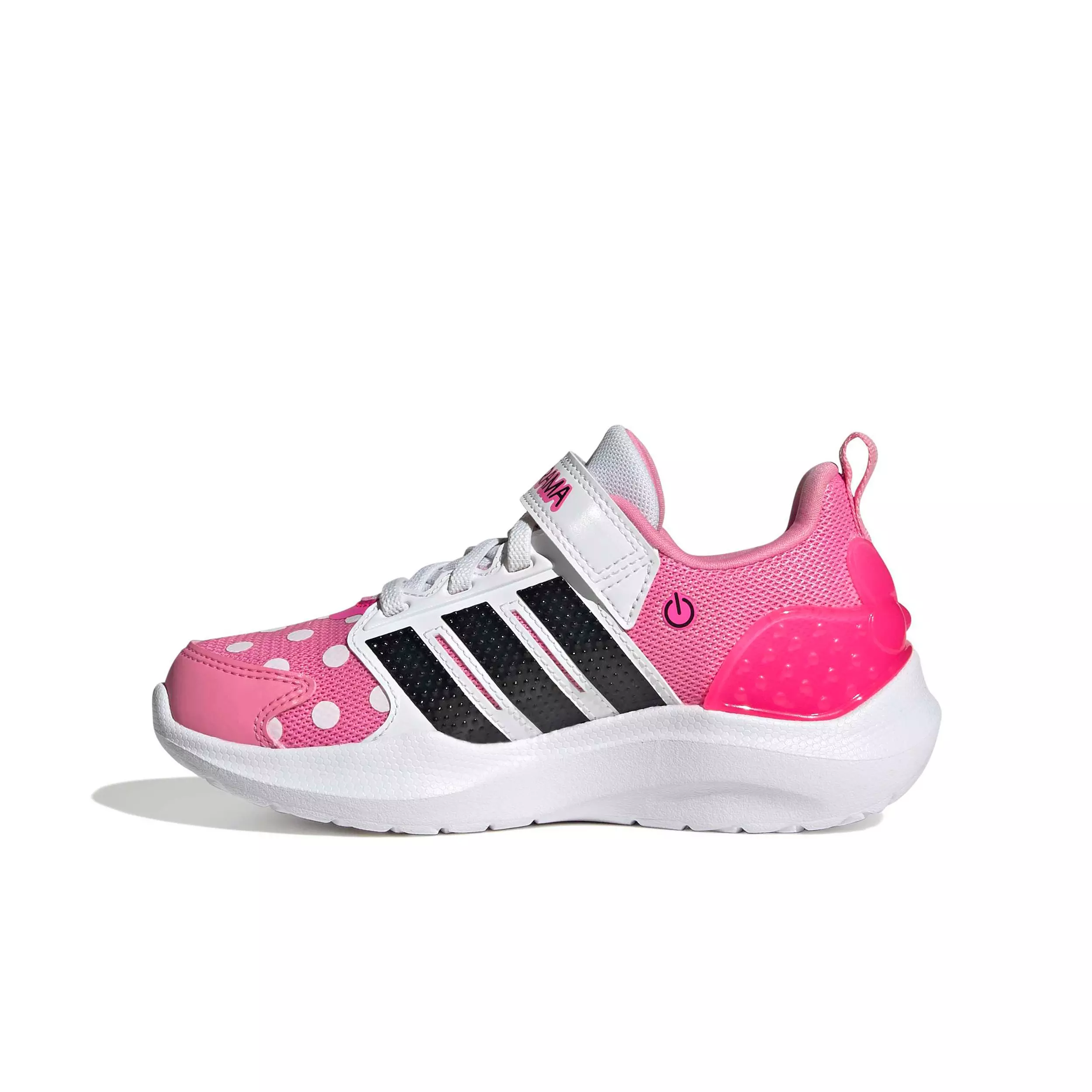 adidas Disney Lightorama Minnie Mouse "Bliss Pink/Core Black/Lucid Pink" Preschool Girls' Shoe - PINK/BLACK/PINK