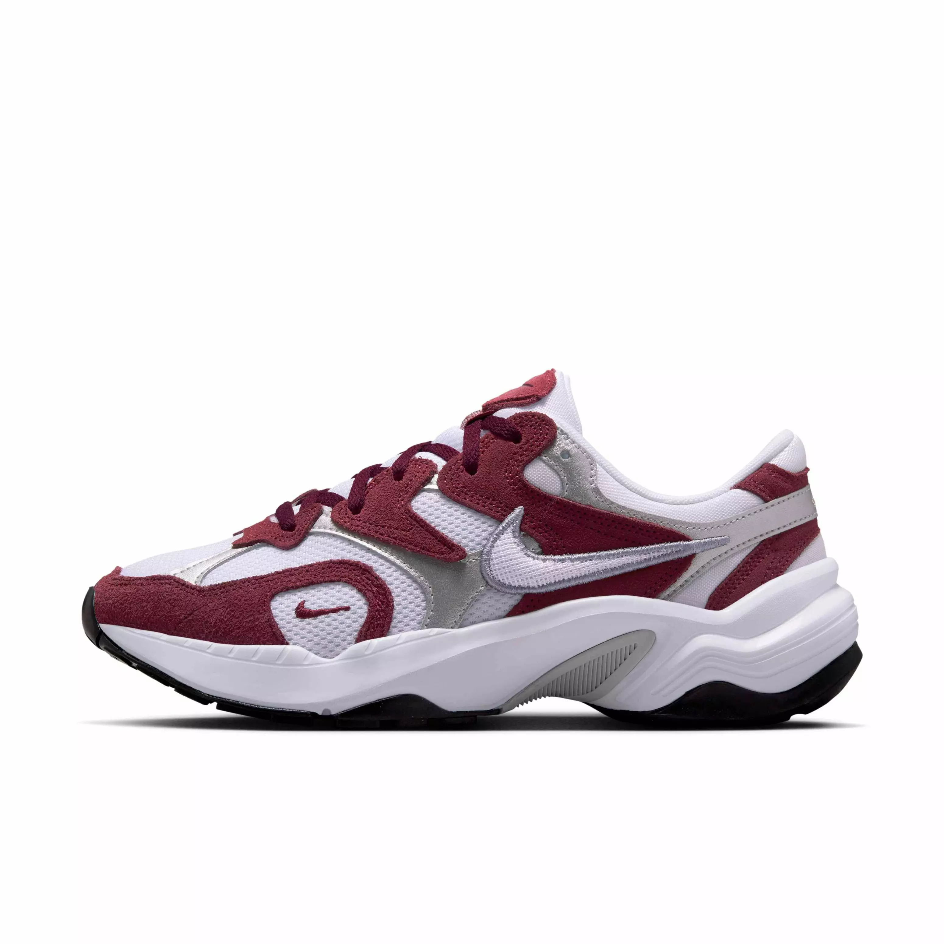 Nike AL8 "Dark Team Red/Cool Grey/Metallic Silver/White" Women's Shoe - DK RED/GREY/SILVER/WHITE