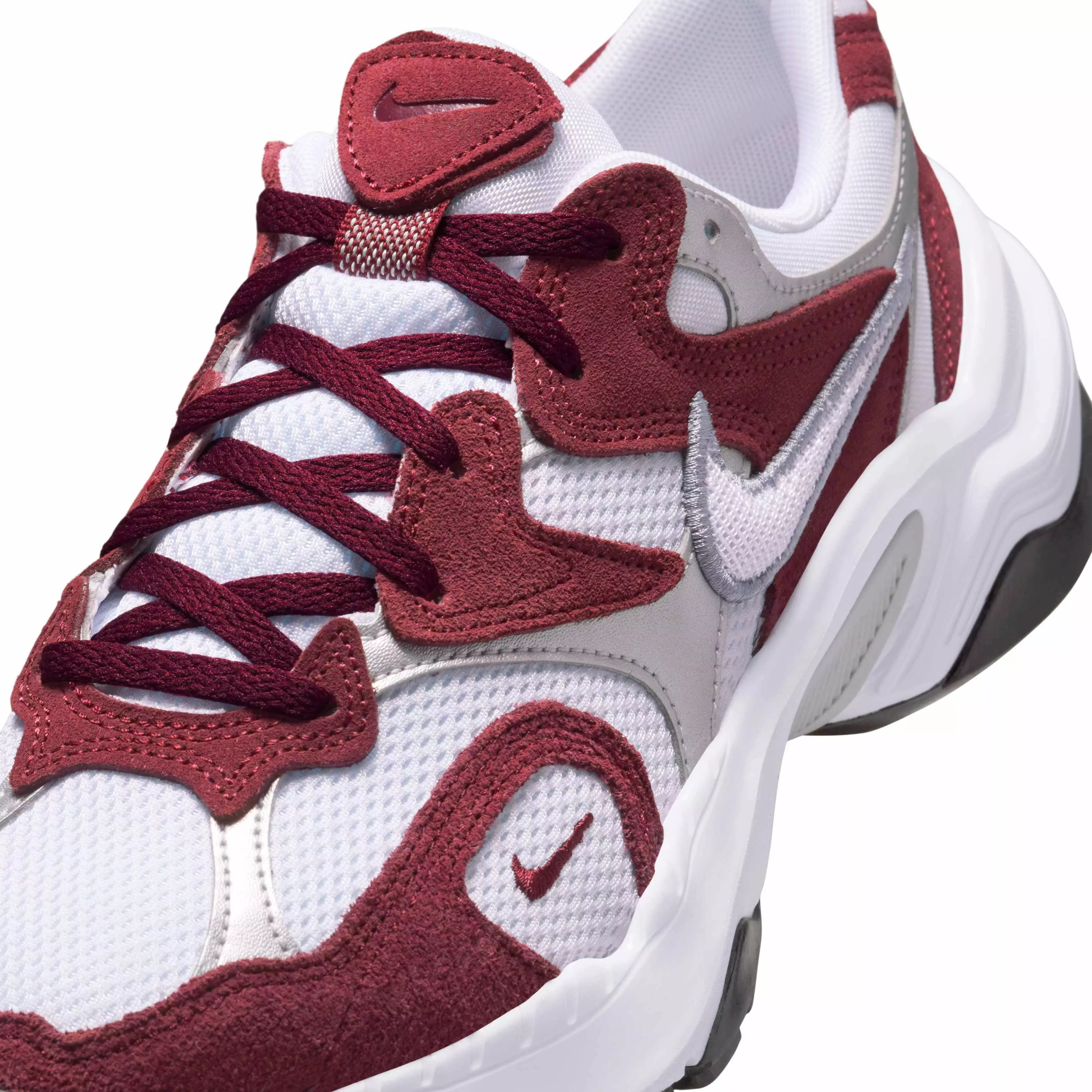 Nike AL8 "Dark Team Red/Cool Grey/Metallic Silver/White" Women's Shoe - DK RED/GREY/SILVER/WHITE