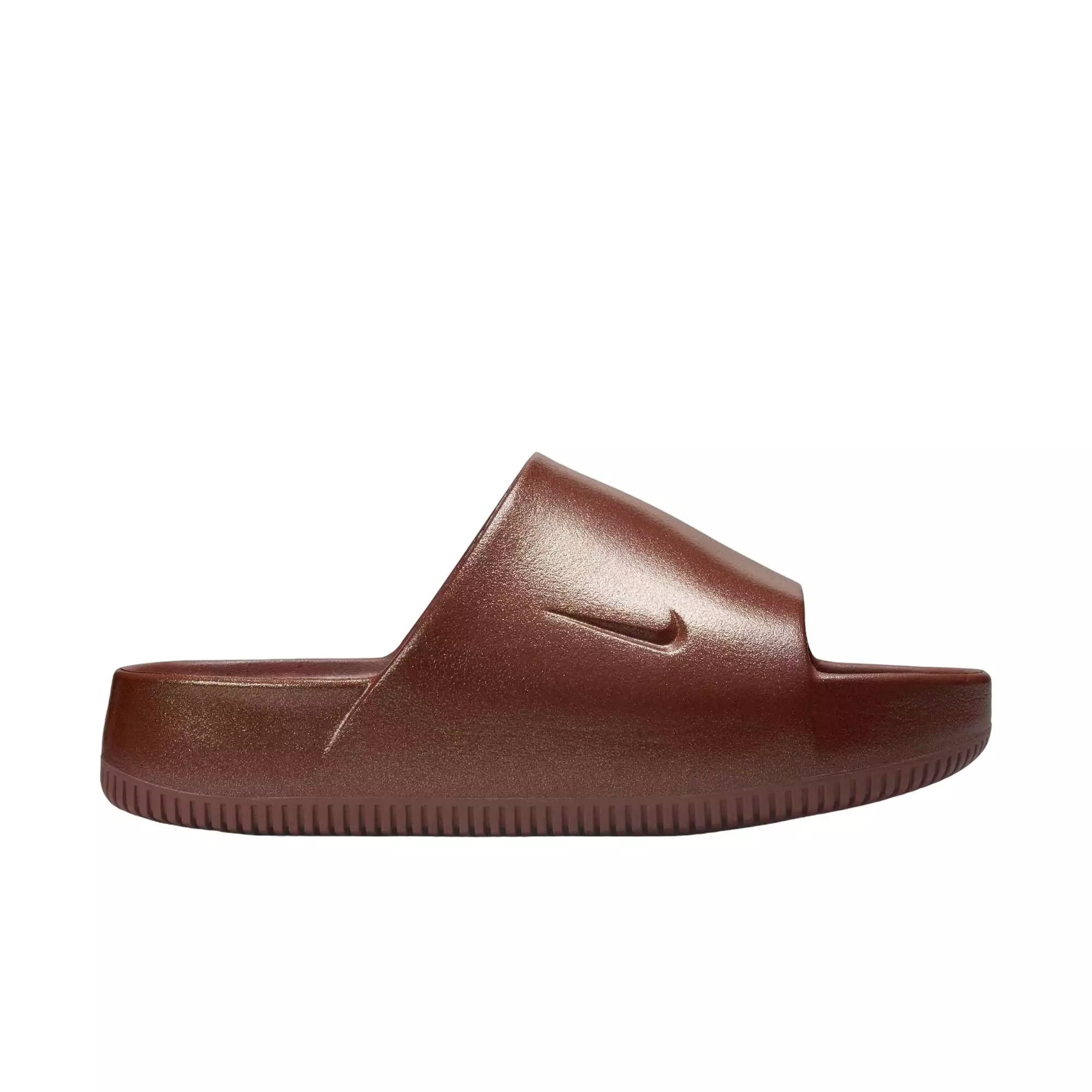 Nike Calm Print "Red Sepia/Red Sepia" Women's Slide - SEPIA/SEPIA