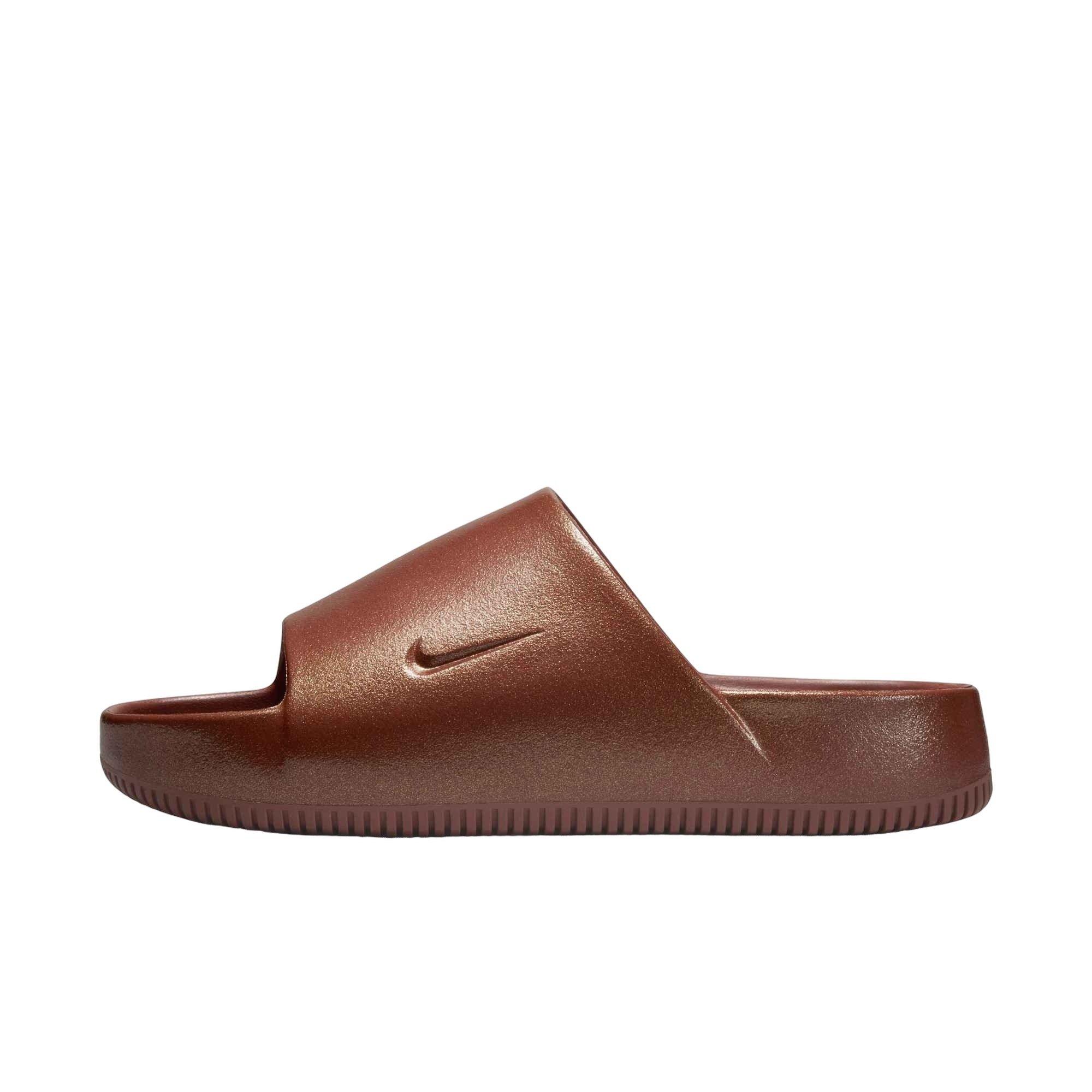 Nike Calm Print "Red Sepia/Red Sepia" Women's Slide - SEPIA/SEPIA Thumbnail View 2