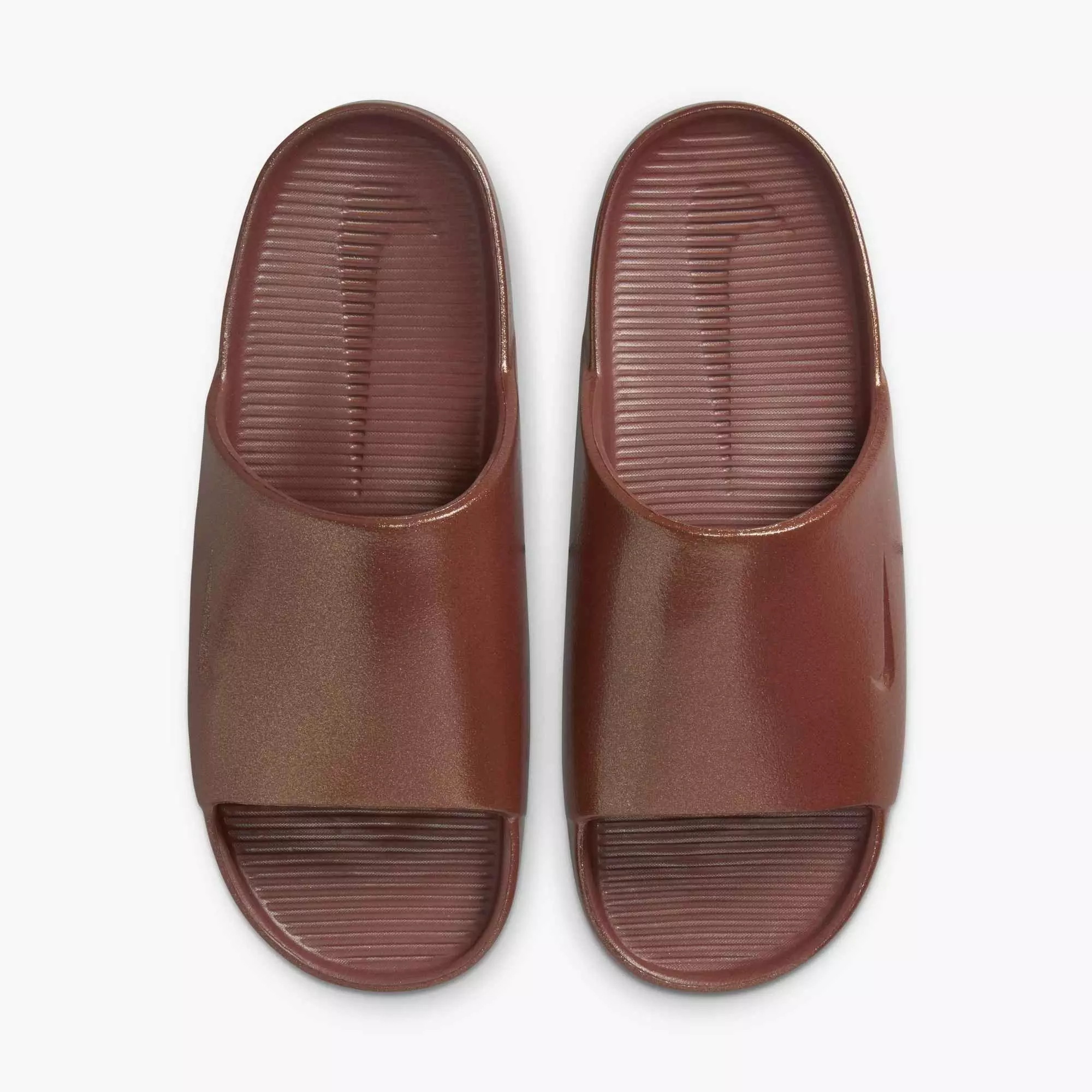 Nike Calm Print "Red Sepia/Red Sepia" Women's Slide - SEPIA/SEPIA