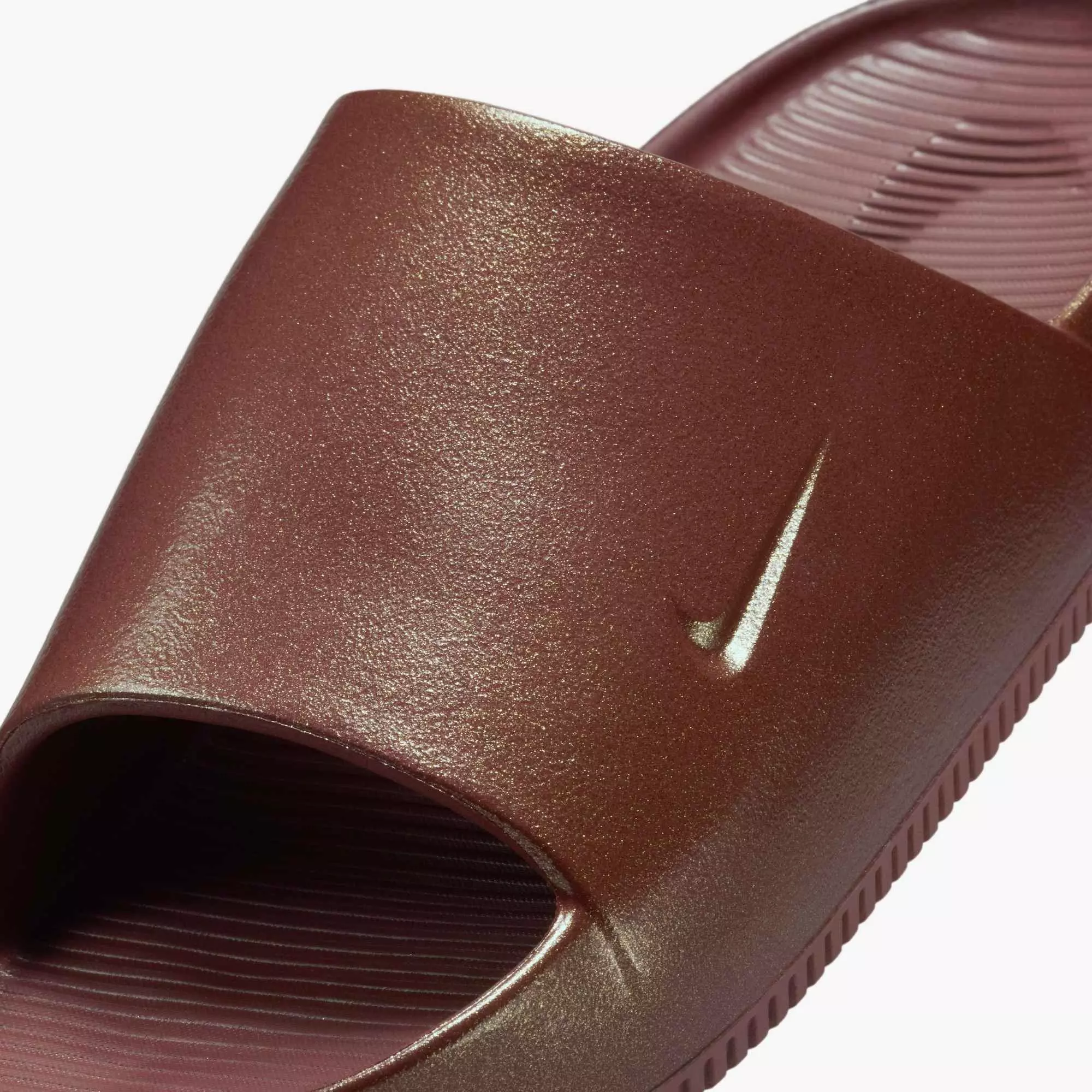 Nike Calm Print "Red Sepia/Red Sepia" Women's Slide - SEPIA/SEPIA