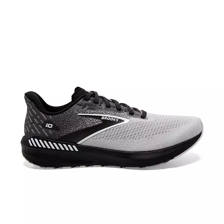 Brooks Launch GTS 10 "Black/Blackened Pearl/White" Men's Running Shoe - BLACK/BLACKENED PEARL/WHITE