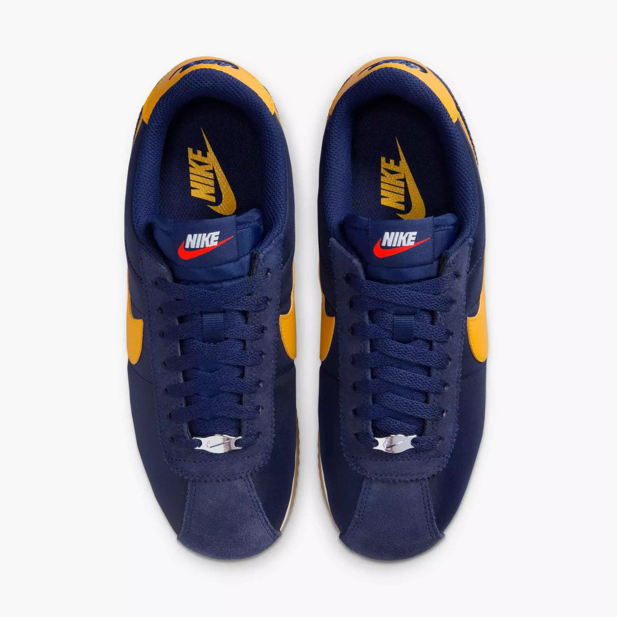 Nike Cortez Textile "Midnight Navy/Blue Void/Sail/University Gold" Women's Shoe - NAVY/BLUE/SAIL/GOLD