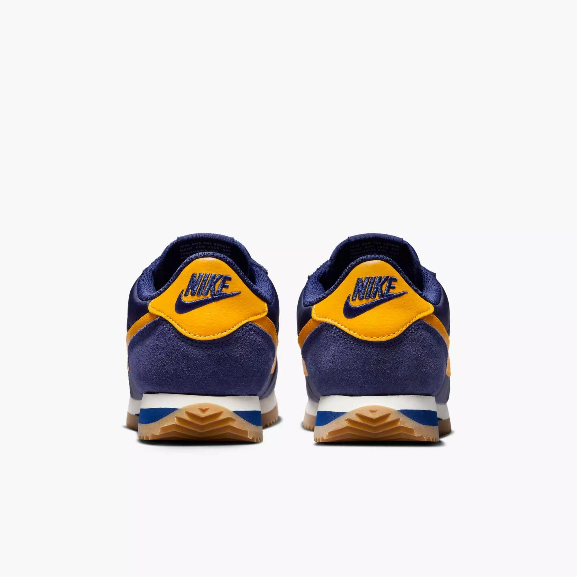 Nike Cortez Textile "Midnight Navy/Blue Void/Sail/University Gold" Women's Shoe - NAVY/BLUE/SAIL/GOLD
