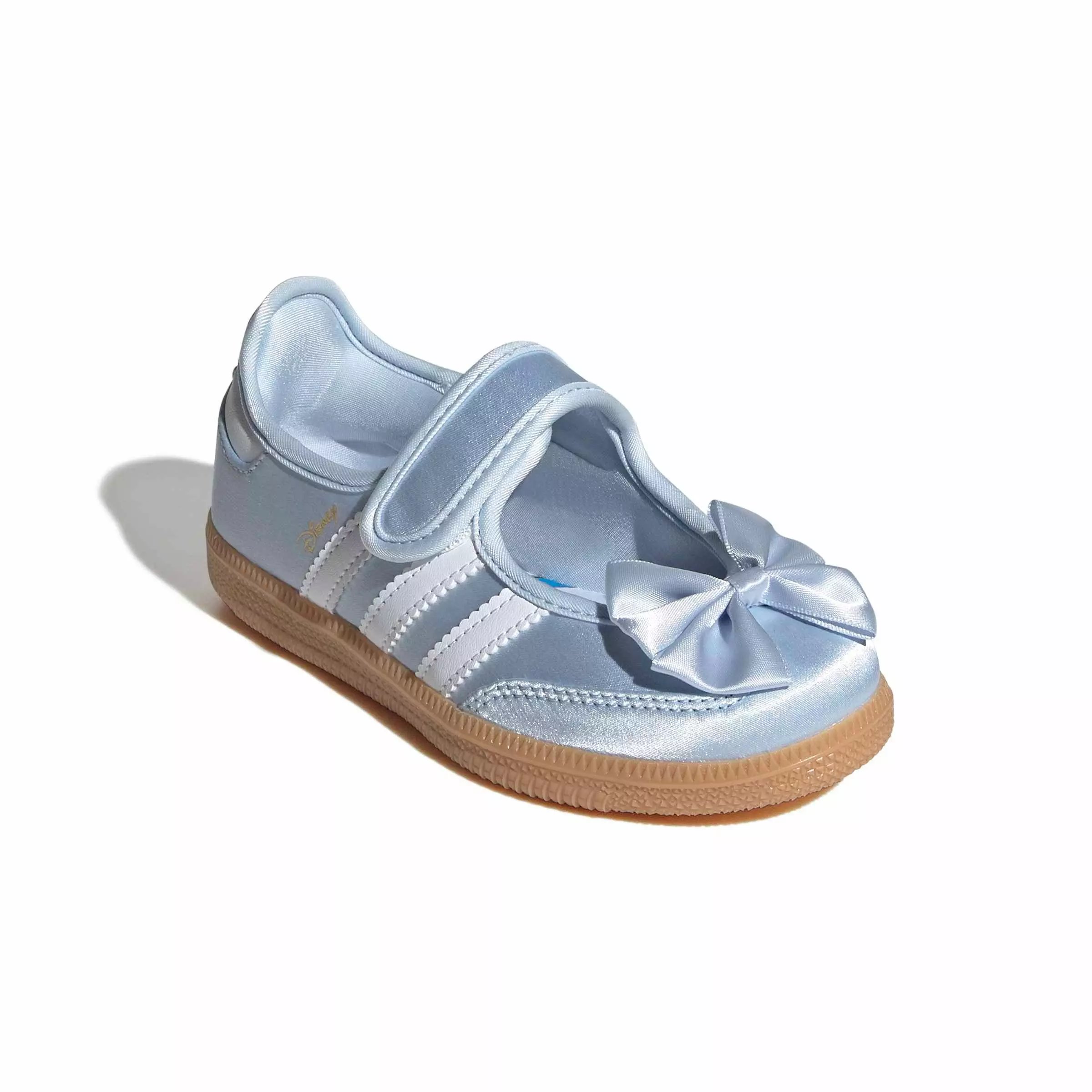 adidas Originals Disney Samba Jane "Crystal Sky/Ftwr White/Gum 3" Preschool Girls' Shoe - SKY/WHITE/GUM