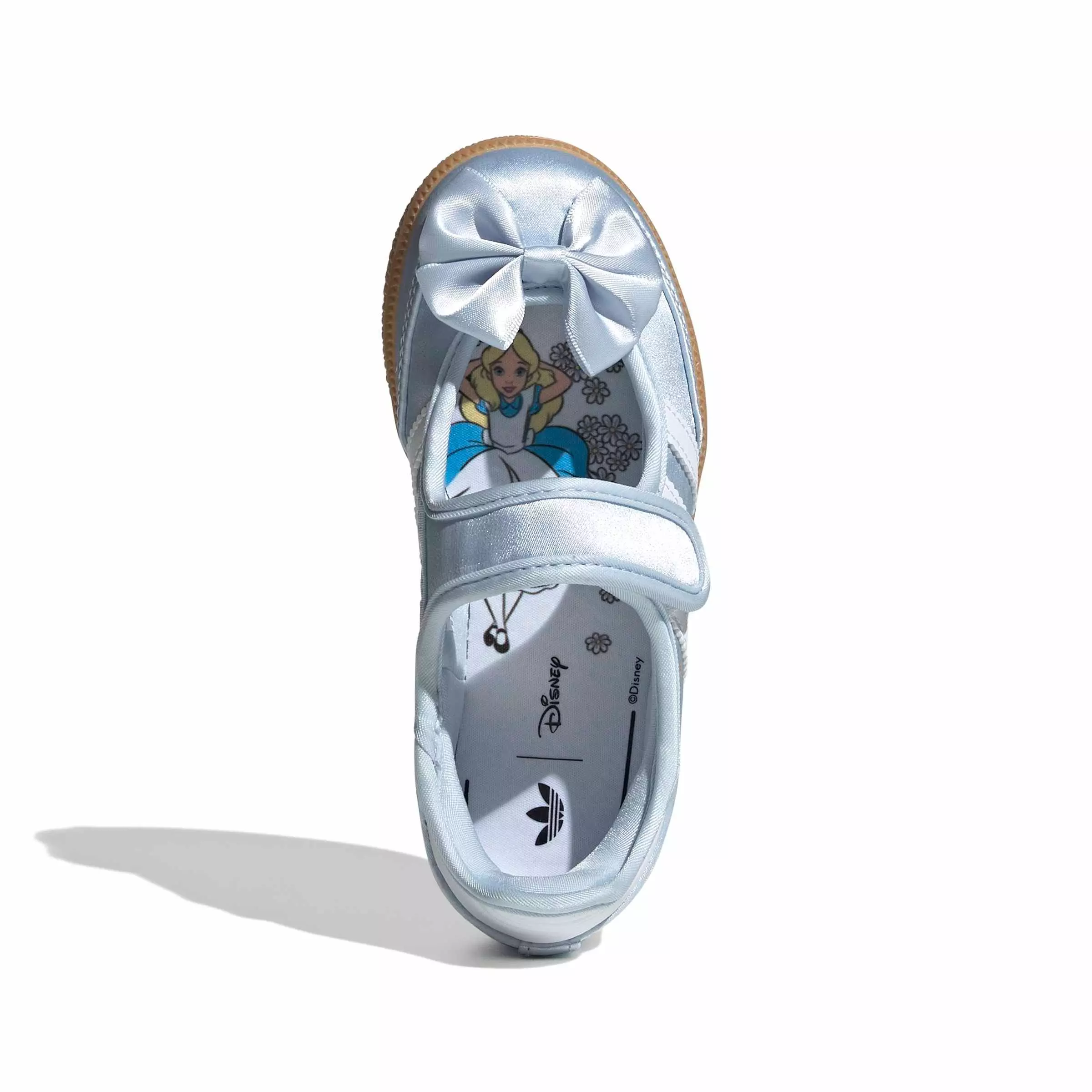 adidas Originals Disney Samba Jane "Crystal Sky/Ftwr White/Gum 3" Preschool Girls' Shoe - SKY/WHITE/GUM