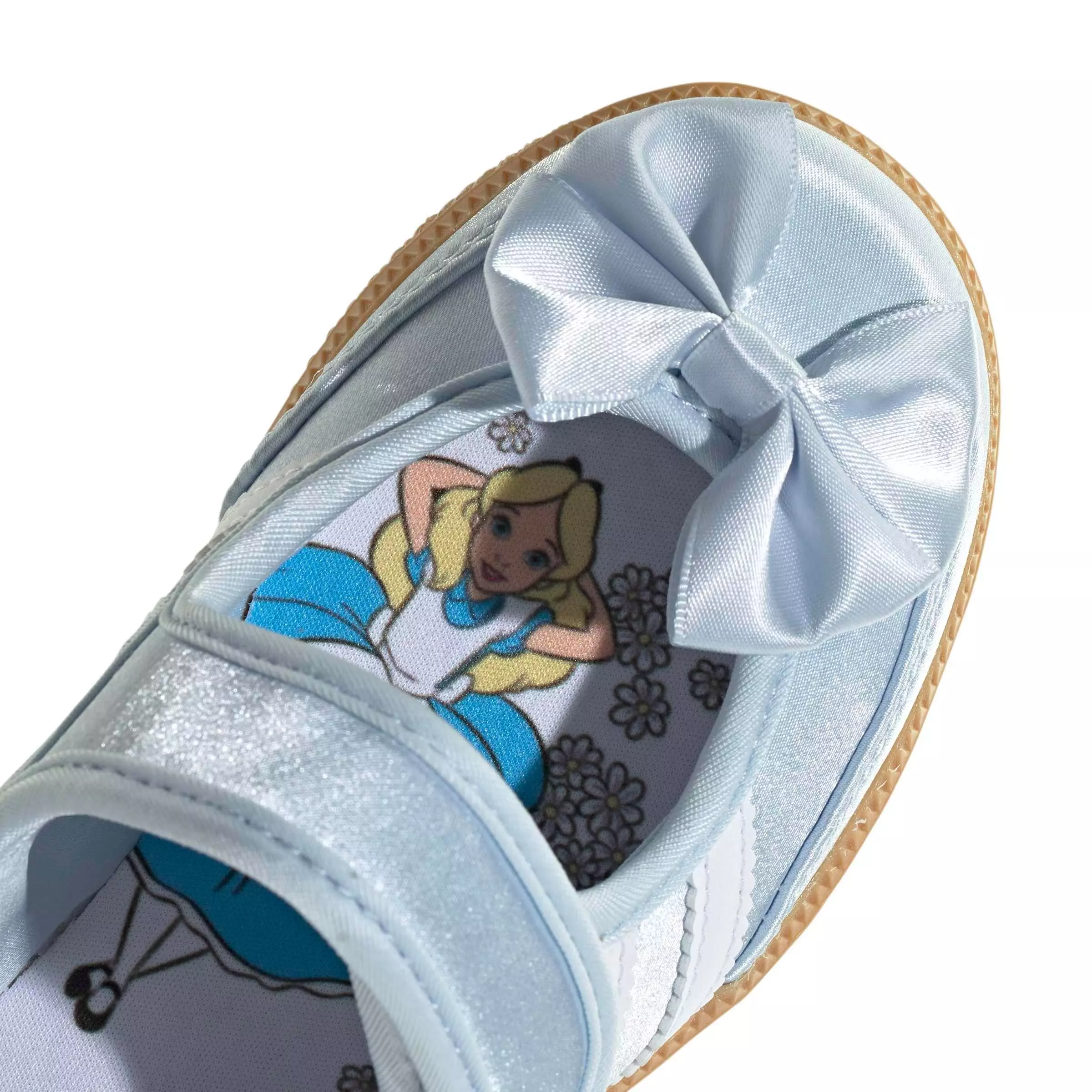 adidas Originals Disney Samba Jane "Crystal Sky/Ftwr White/Gum 3" Preschool Girls' Shoe - SKY/WHITE/GUM