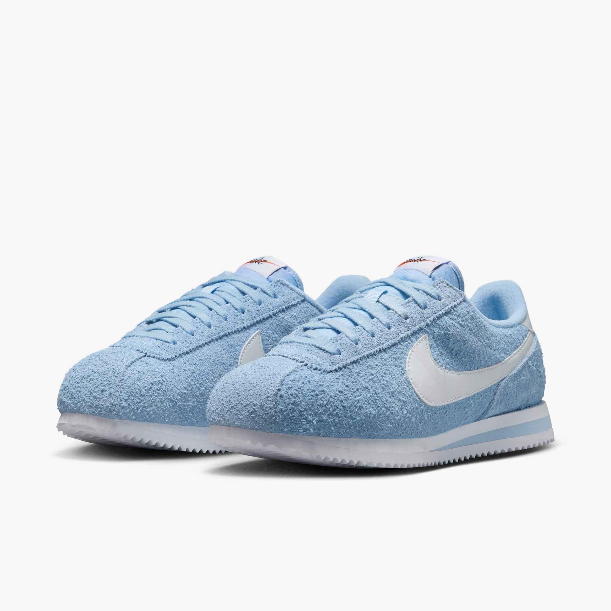 Nike Cortez Vintage Suede "Aluminum/White" Women's Shoe - ALUMINUM/WHITE Thumbnail View 4
