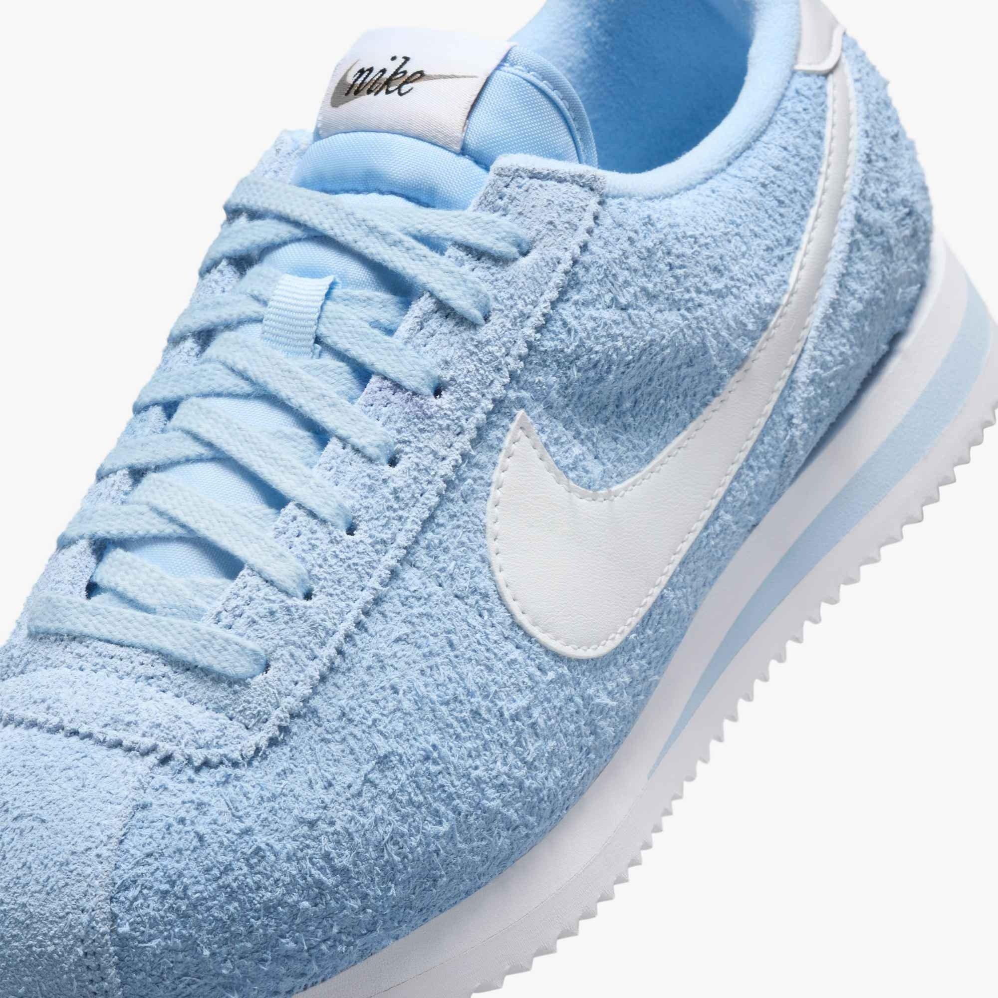 Nike Cortez Vintage Suede "Aluminum/White" Women's Shoe - ALUMINUM/WHITE Thumbnail View 6