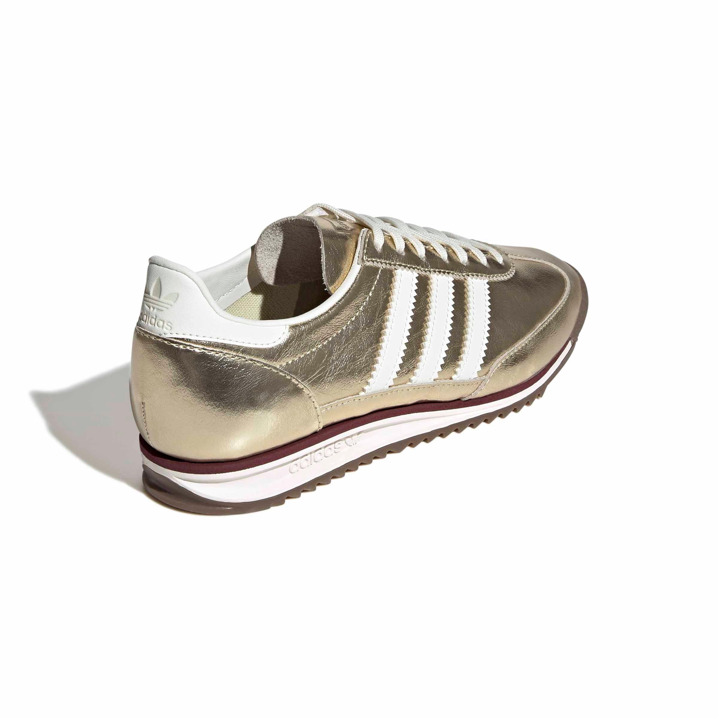adidas Originals SL 72 OG "Gold Metallic/Off White/Shadow Red" Women's Shoe - GOLD/OFF WHITE/RED