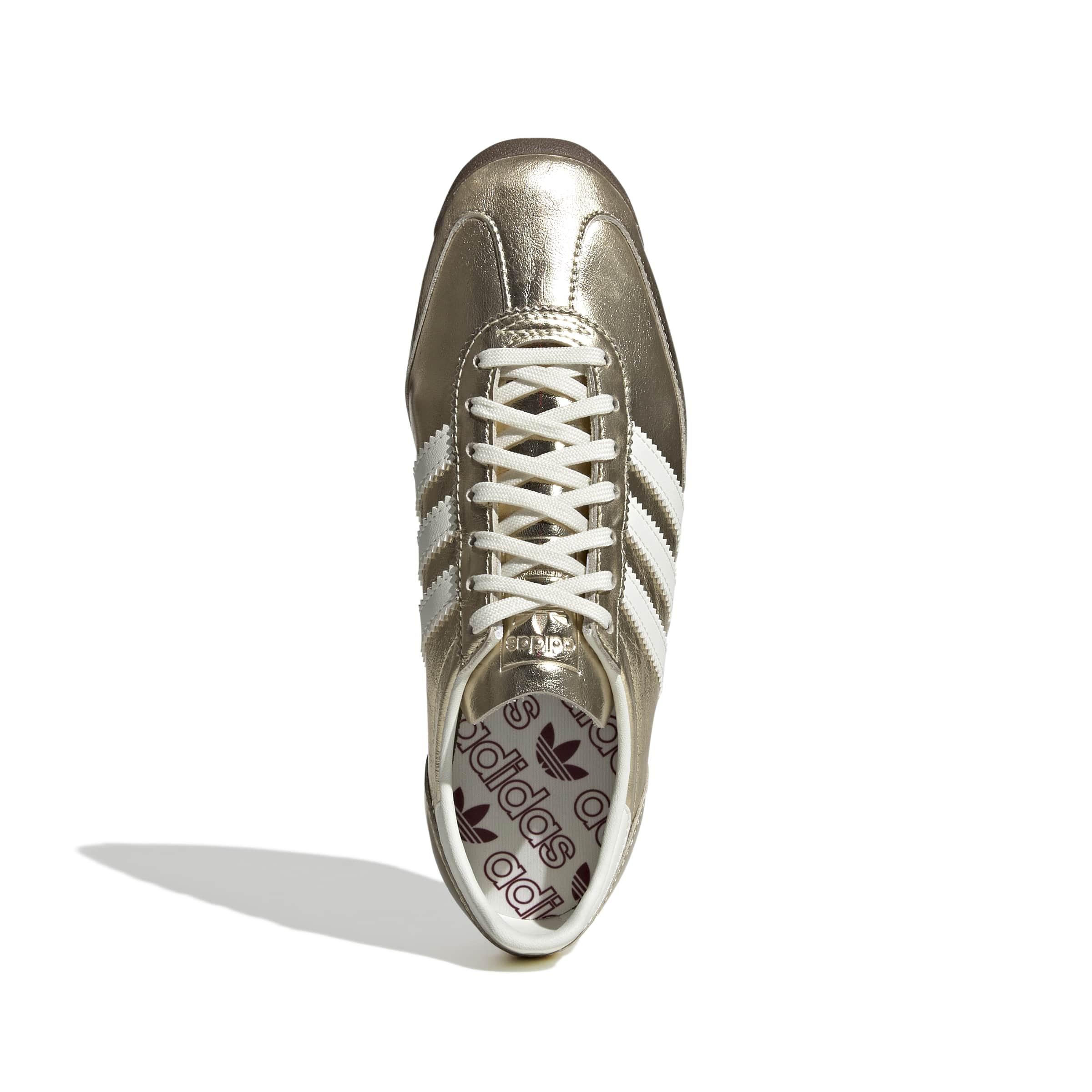 adidas Originals SL 72 OG "Gold Metallic/Off White/Shadow Red" Women's Shoe - GOLD/OFF WHITE/RED