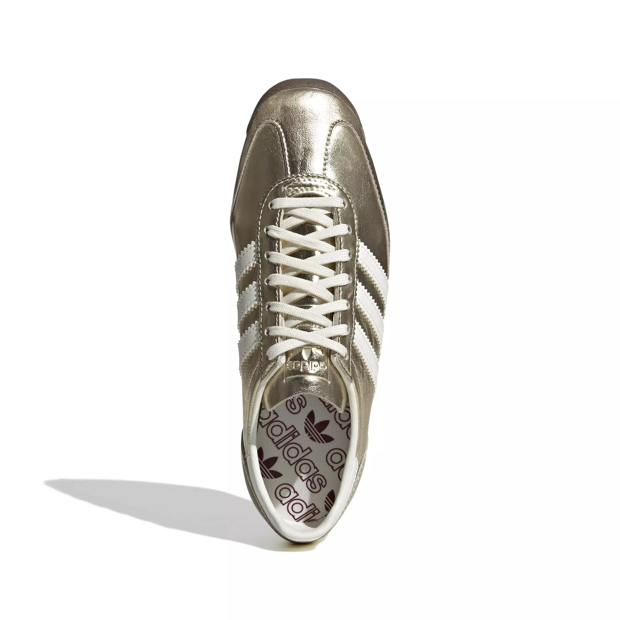 adidas Originals SL 72 OG "Gold Metallic/Off White/Shadow Red" Women's Shoe - GOLD/OFF WHITE/RED