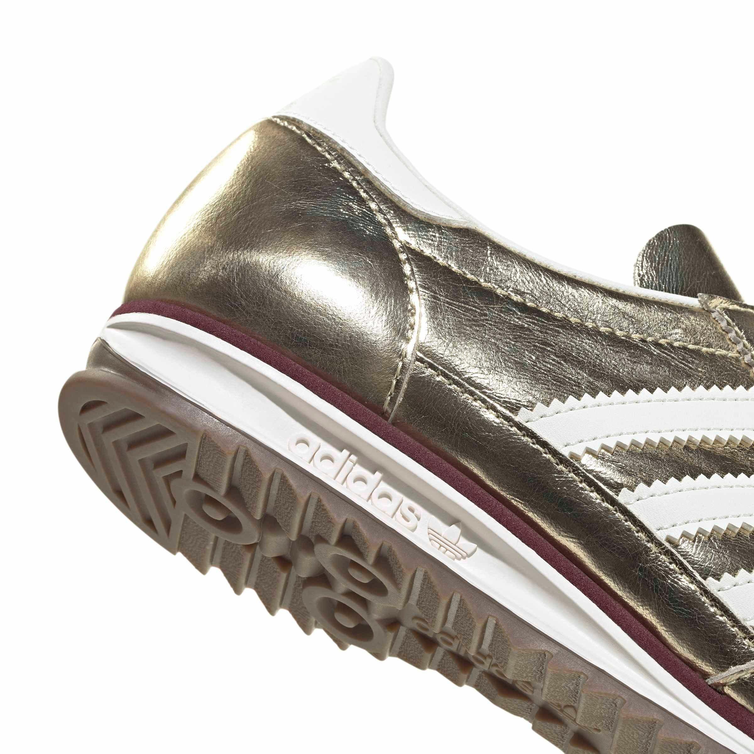 adidas Originals SL 72 OG "Gold Metallic/Off White/Shadow Red" Women's Shoe - GOLD/OFF WHITE/RED