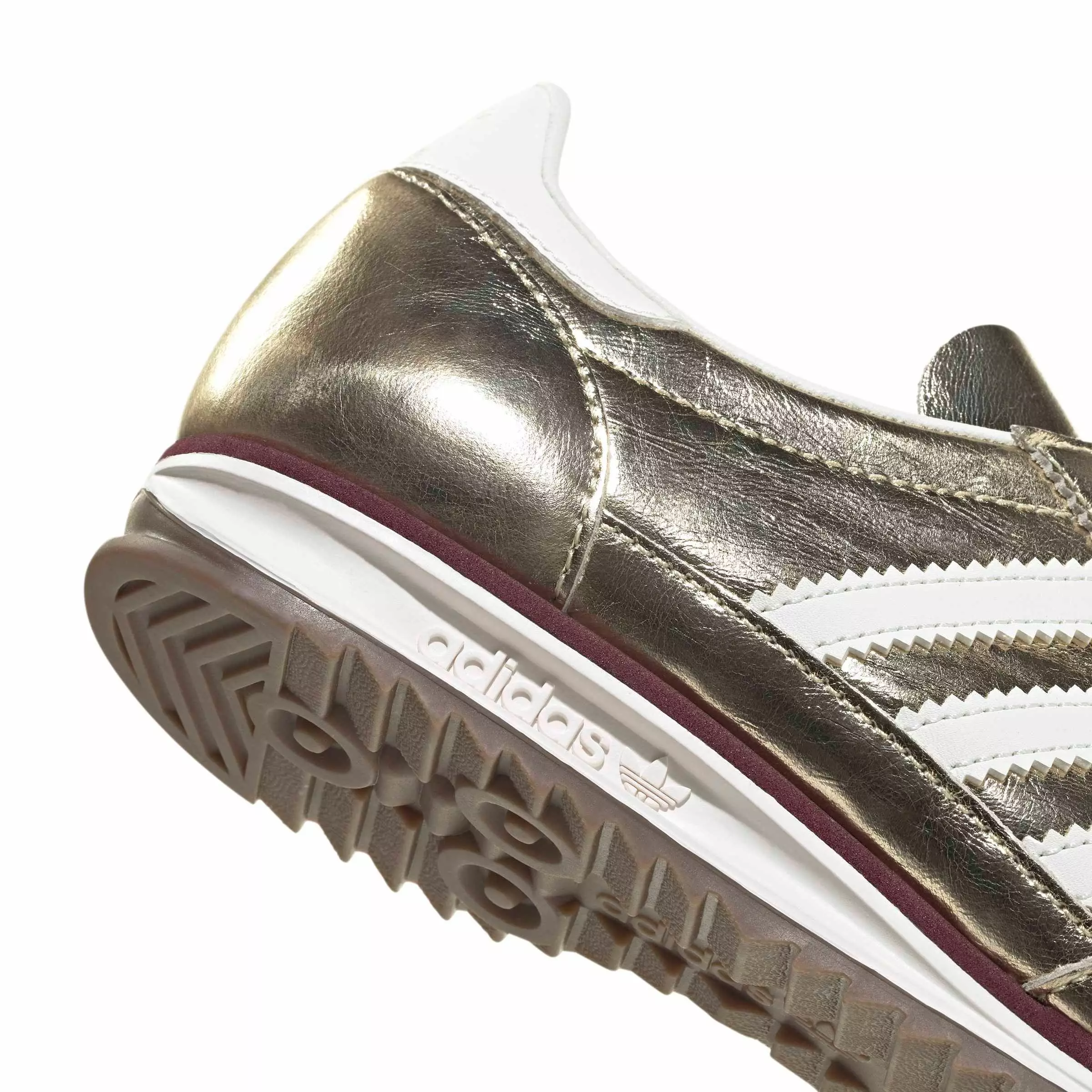 adidas Originals SL 72 OG "Gold Metallic/Off White/Shadow Red" Women's Shoe - GOLD/OFF WHITE/RED