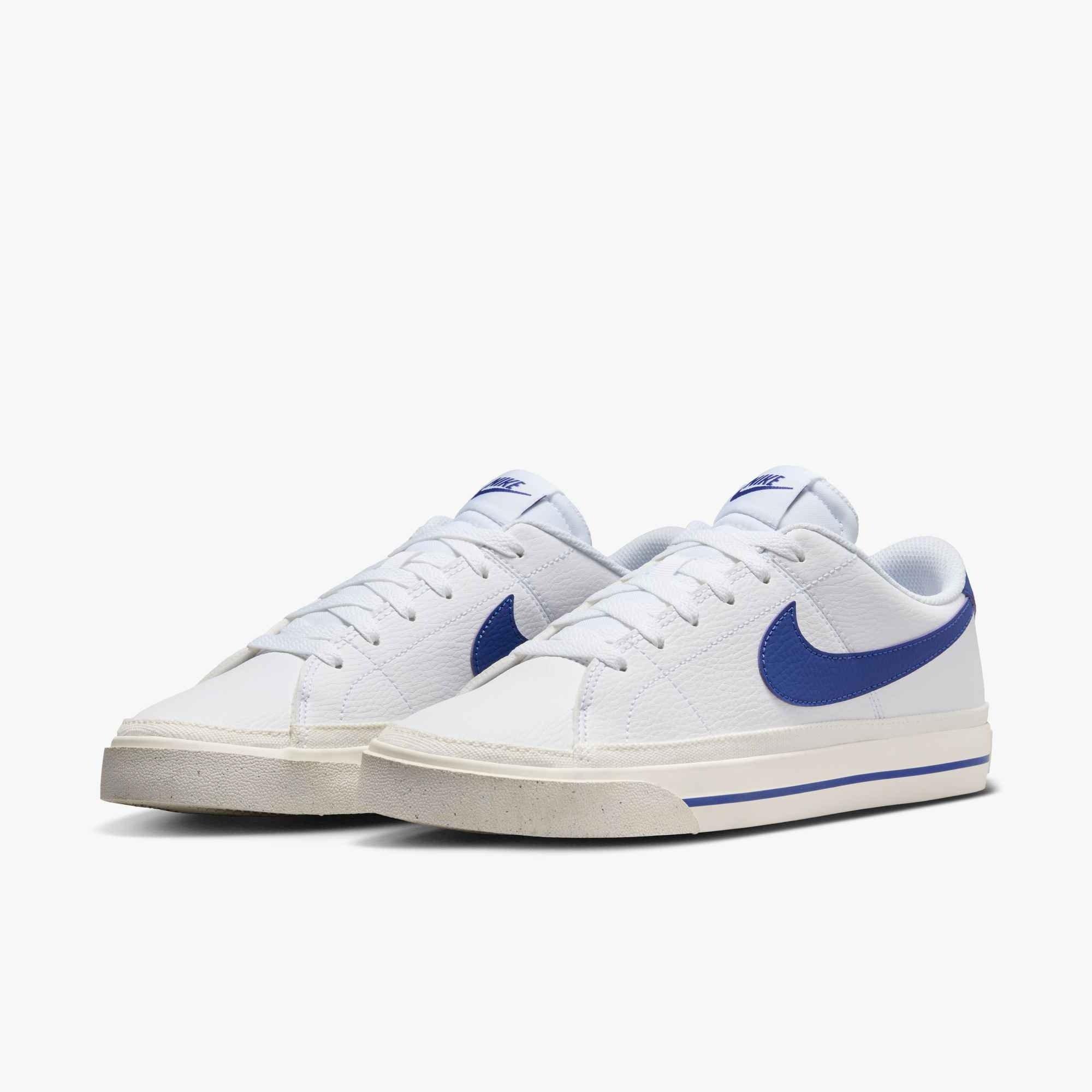 Nike Court Legacy Next Nature "White/Sail/Deep Night" Women's Shoe - WHITE/SAIL/NIGHT Thumbnail View 4