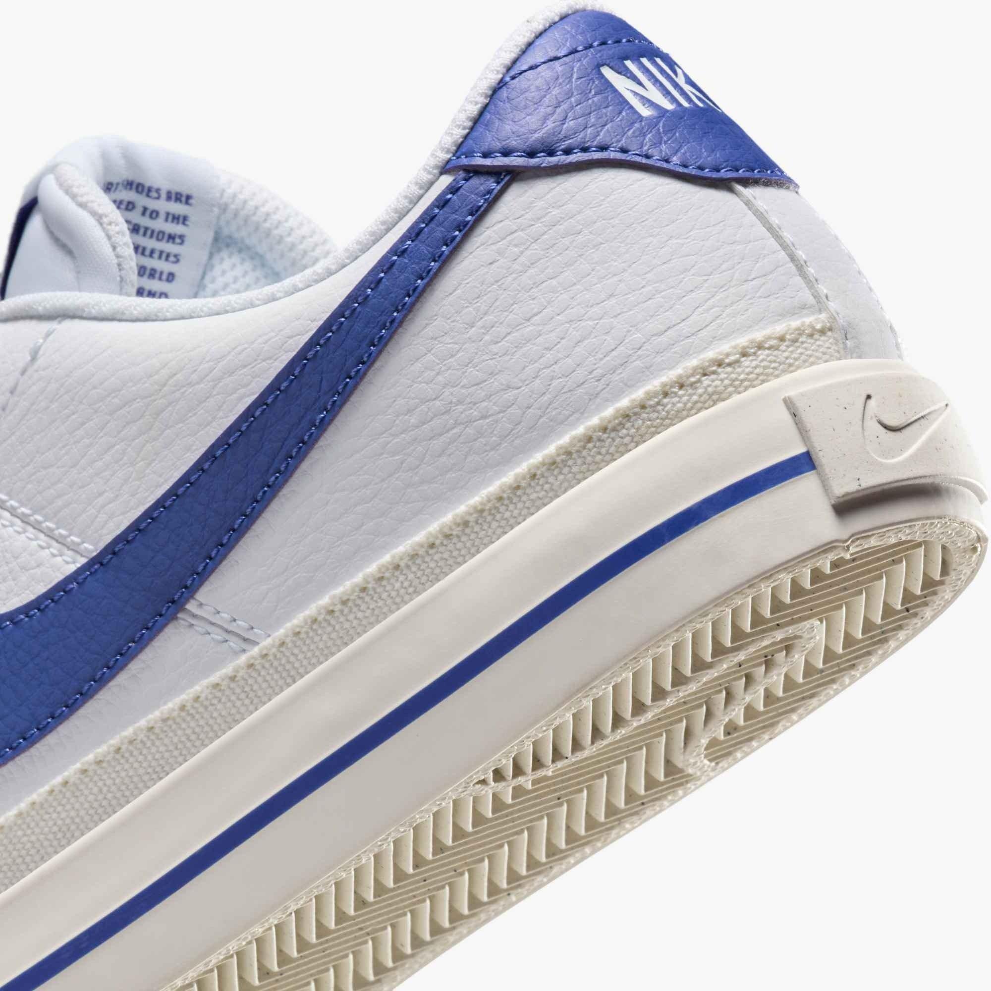 Nike Court Legacy Next Nature "White/Sail/Deep Night" Women's Shoe - WHITE/SAIL/NIGHT Thumbnail View 7