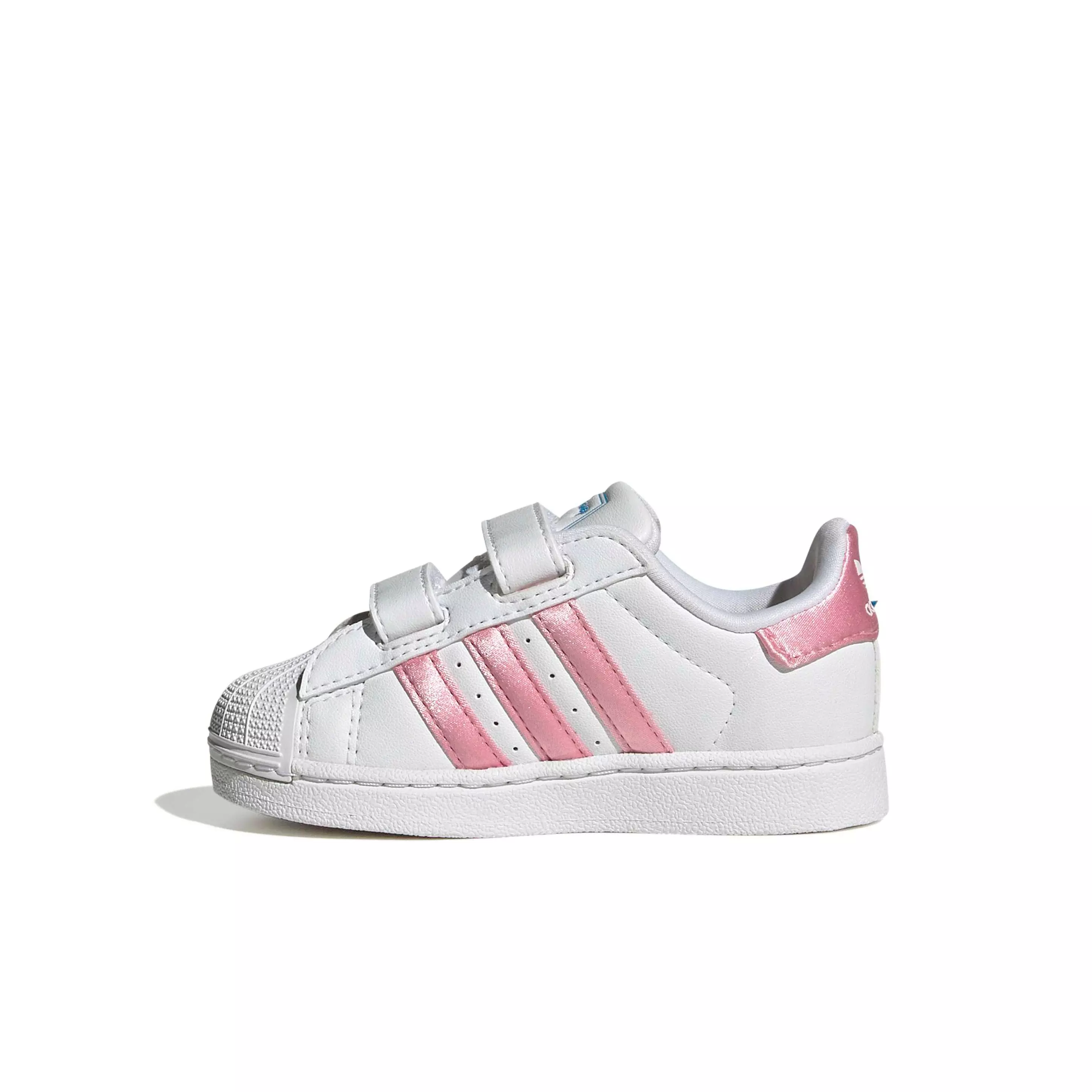 adidas Originals Disney Superstar II CC "Ftwr White/Light Pink/Lucid Aquamarine" Infant Girls' Shoe - WHITE/LT PINK/AQUAMARINE