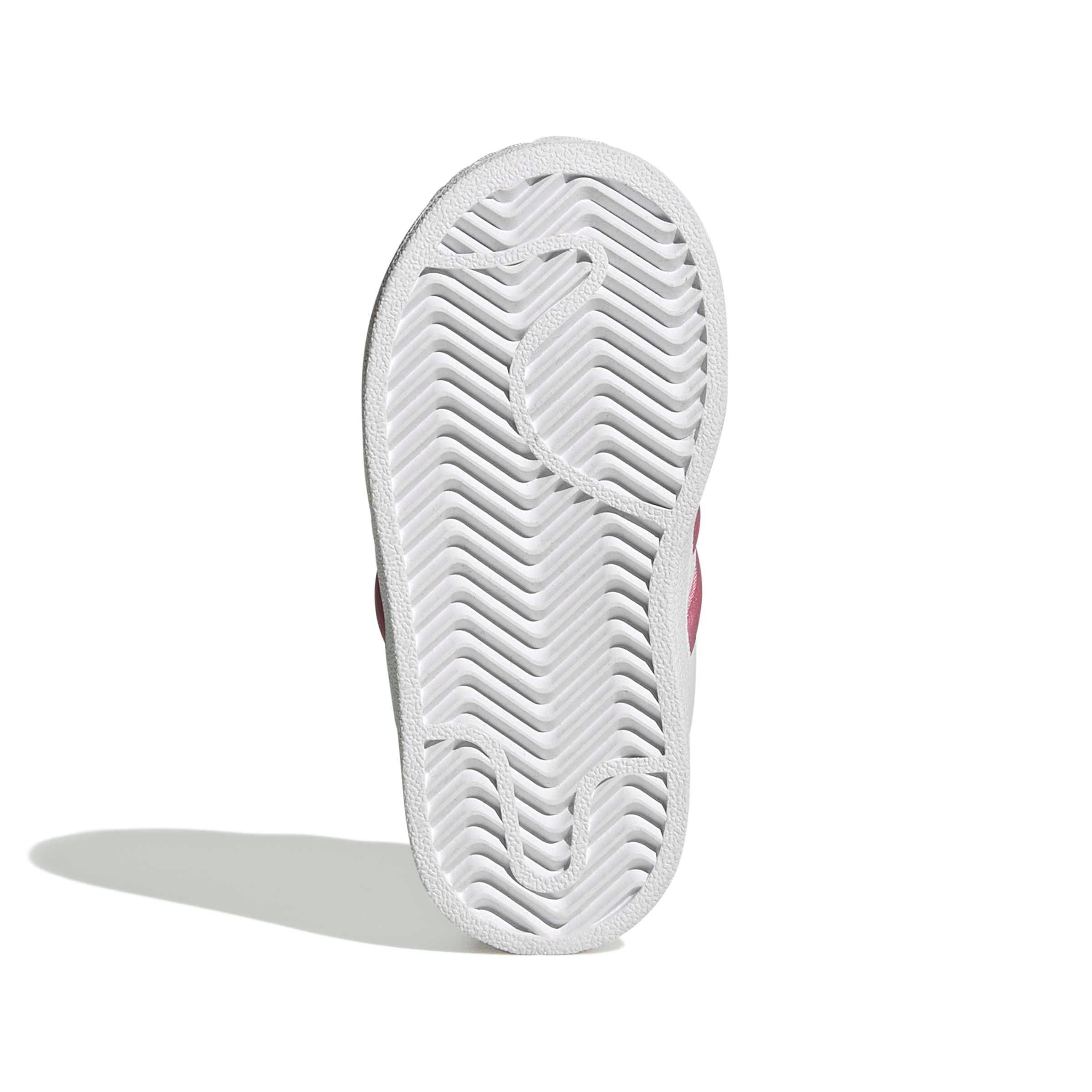 adidas Originals Disney Superstar II CC Infant Girls' "Ftwr White/Light Pink/Lucid Aquamarine" Shoe