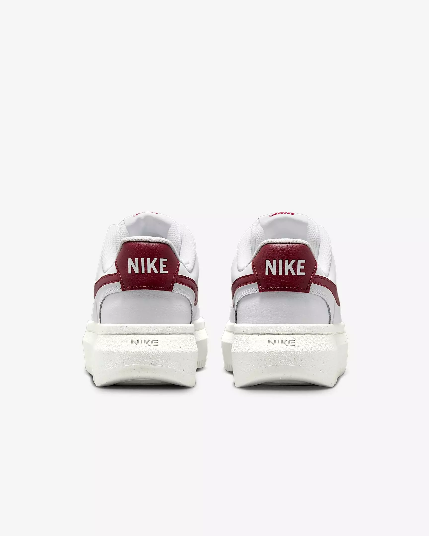 Nike Court Vision Alta "White/Sail/Team Red" Women's Shoe - WHITE/SAIL/RED