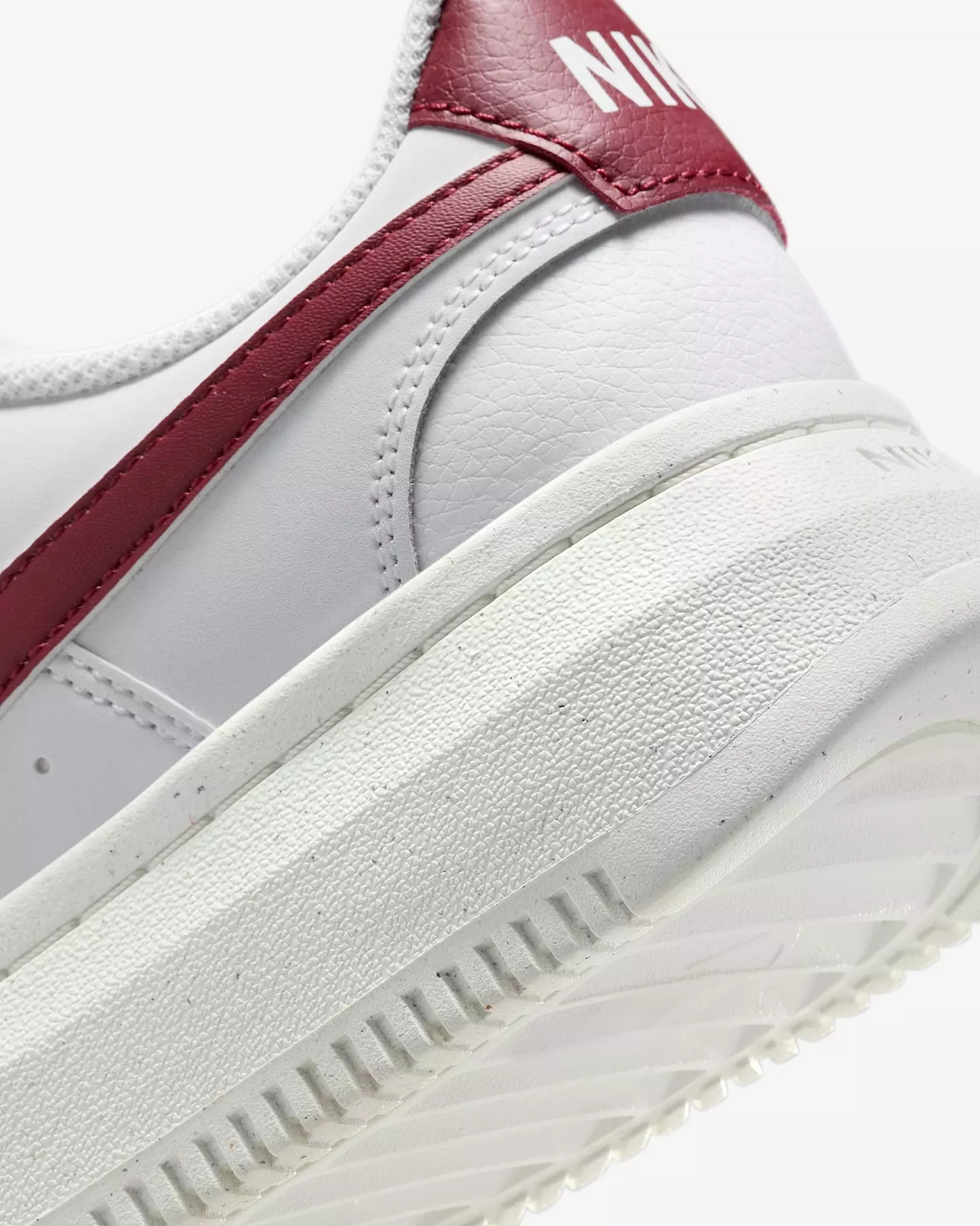 Nike Court Vision Alta "White/Sail/Team Red" Women's Shoe - WHITE/SAIL/RED