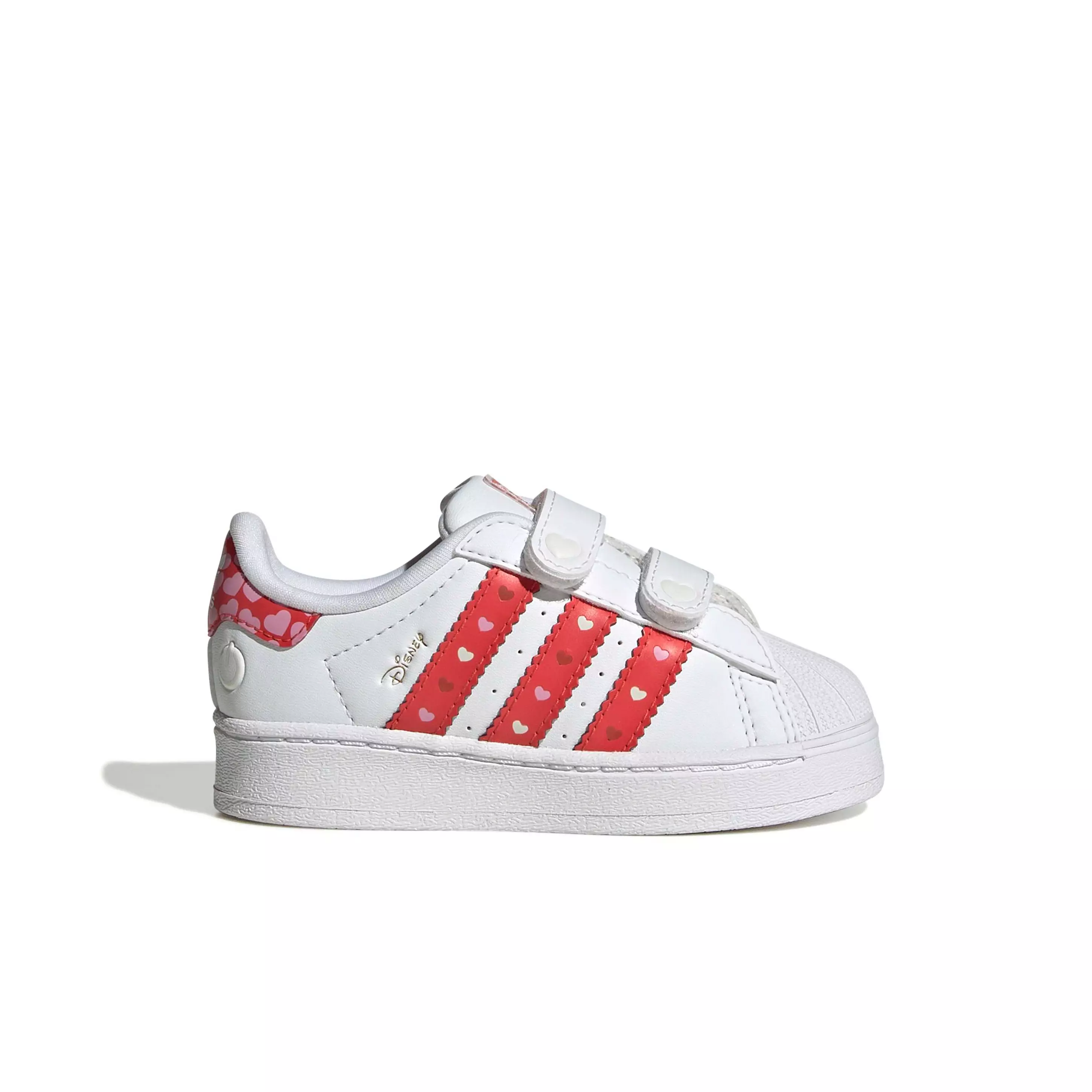 adidas Originals Disney Superstar LL CC "Core Black/Bright Red/Ftwr White" Infant Girls' Shoe - BLACK/RED/WHITE