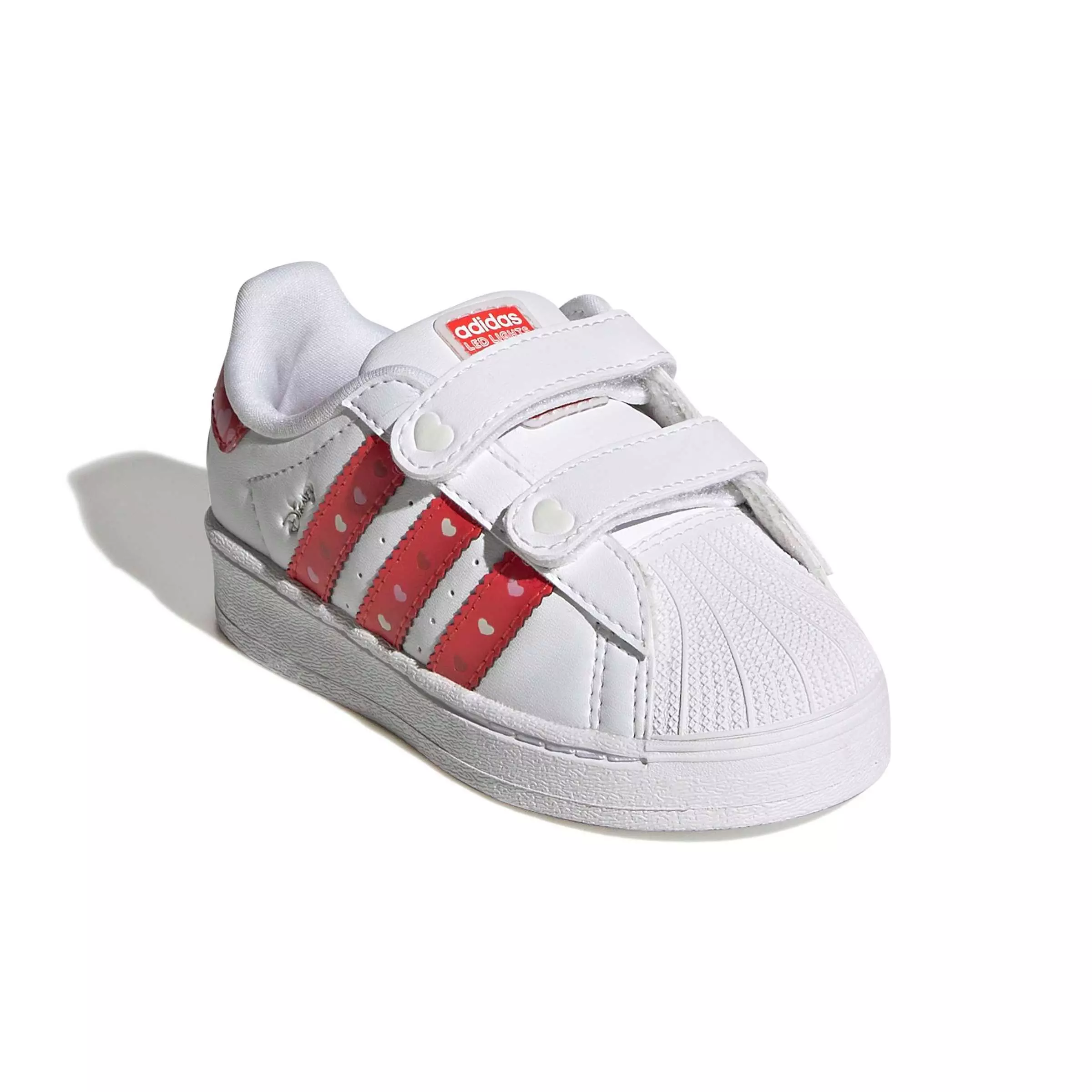 adidas Originals Disney Superstar LL CC "Core Black/Bright Red/Ftwr White" Infant Girls' Shoe - BLACK/RED/WHITE