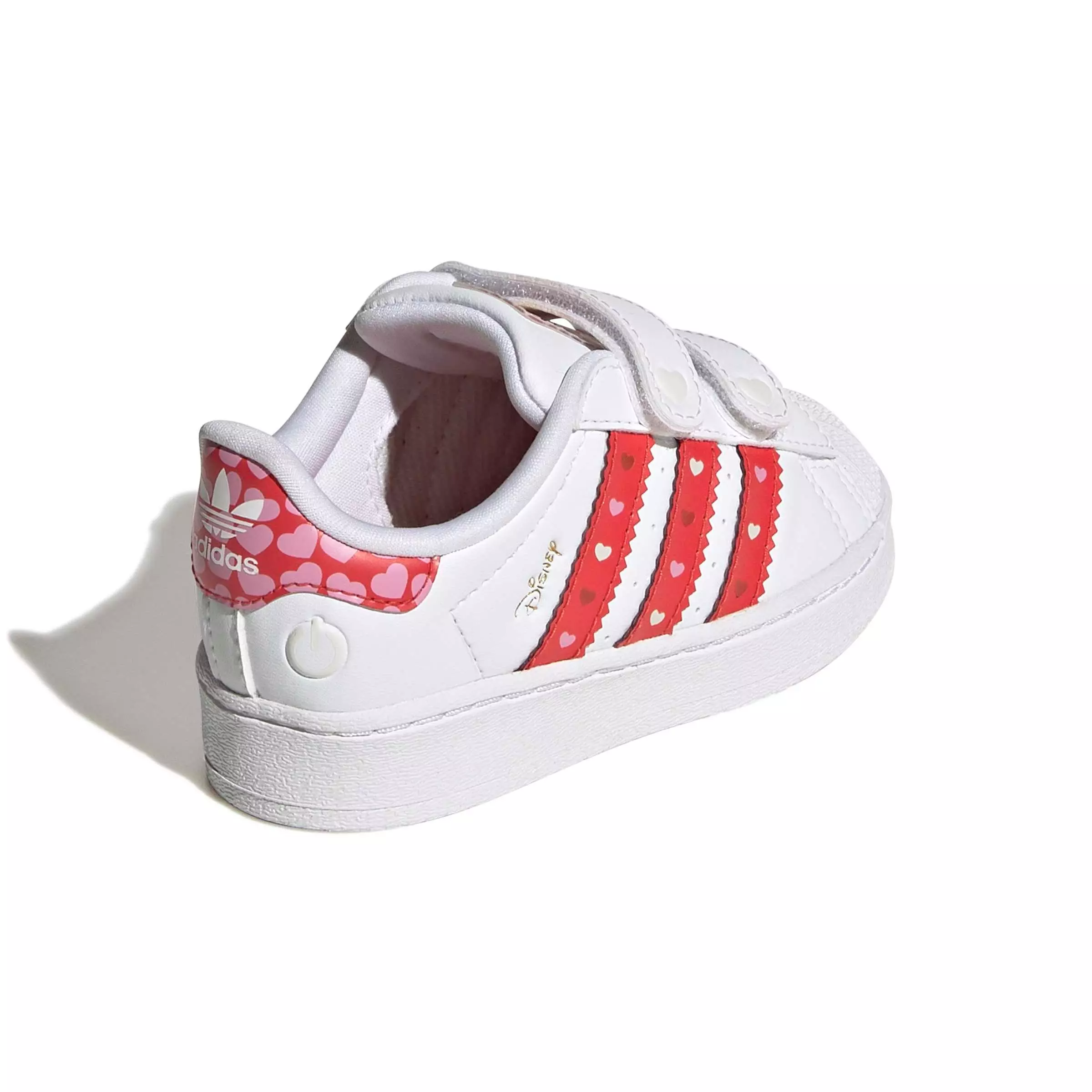 adidas Originals Disney Superstar LL CC "Core Black/Bright Red/Ftwr White" Infant Girls' Shoe - BLACK/RED/WHITE