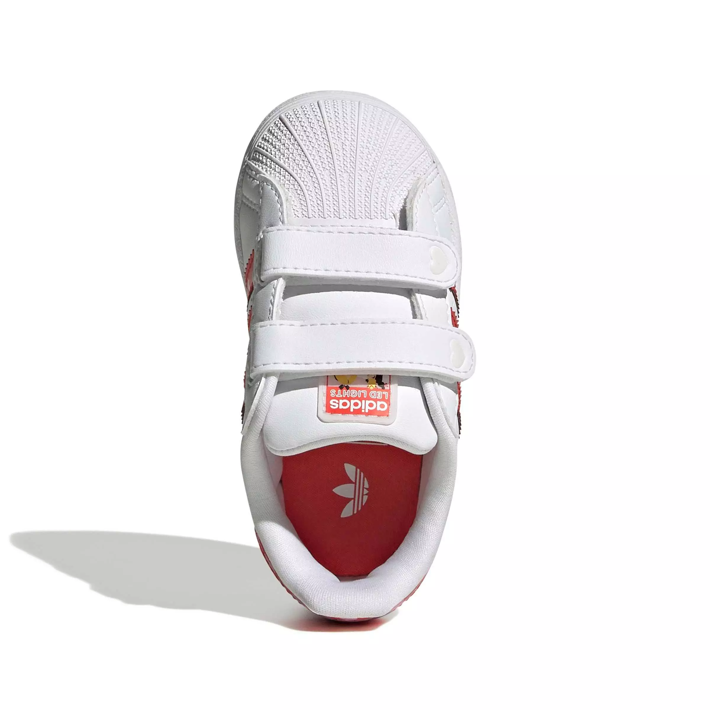 adidas Originals Disney Superstar LL CC "Core Black/Bright Red/Ftwr White" Infant Girls' Shoe - BLACK/RED/WHITE